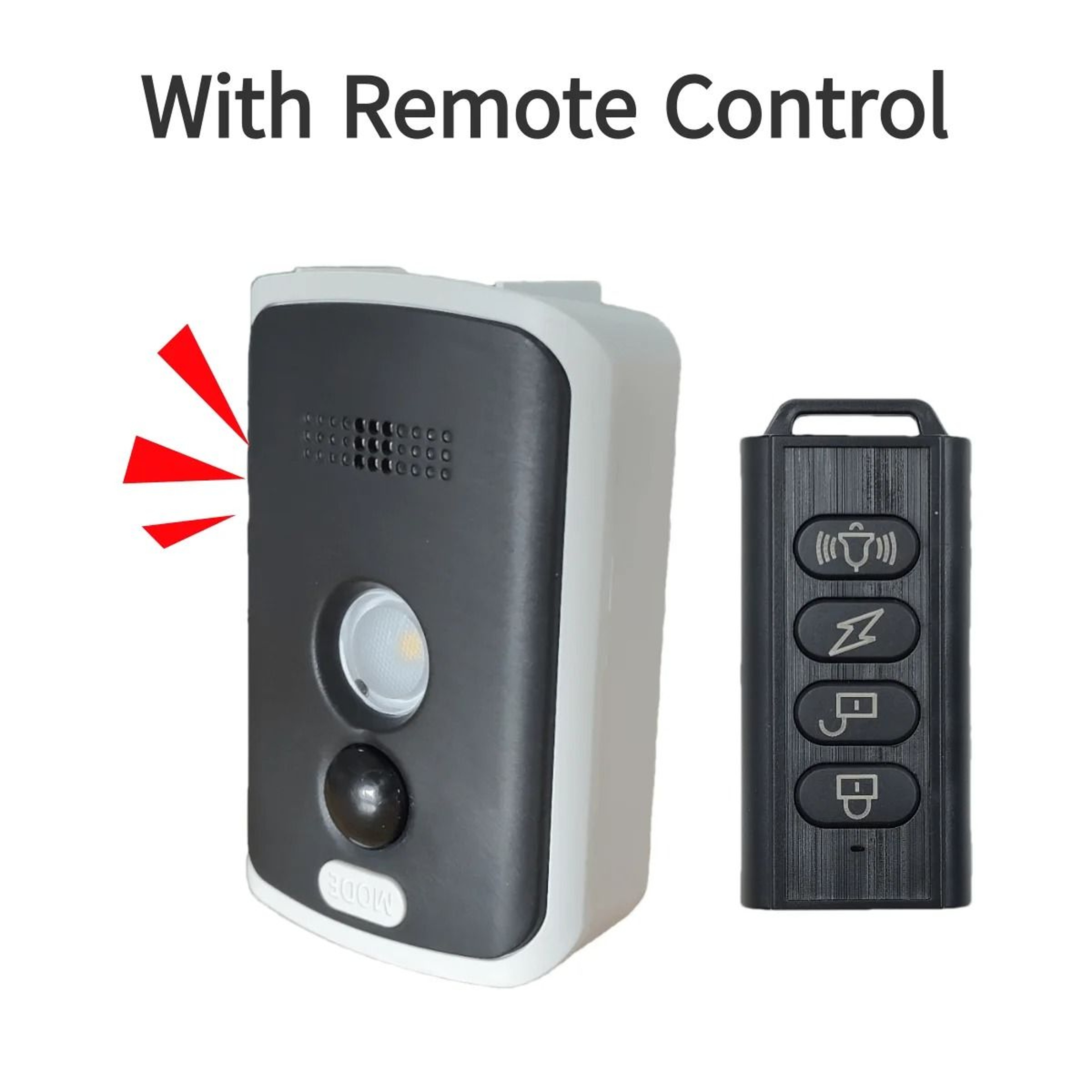 Wireless Infrared Motion Alarm With Remote Control For Outdoor Security And Animal Protection 8