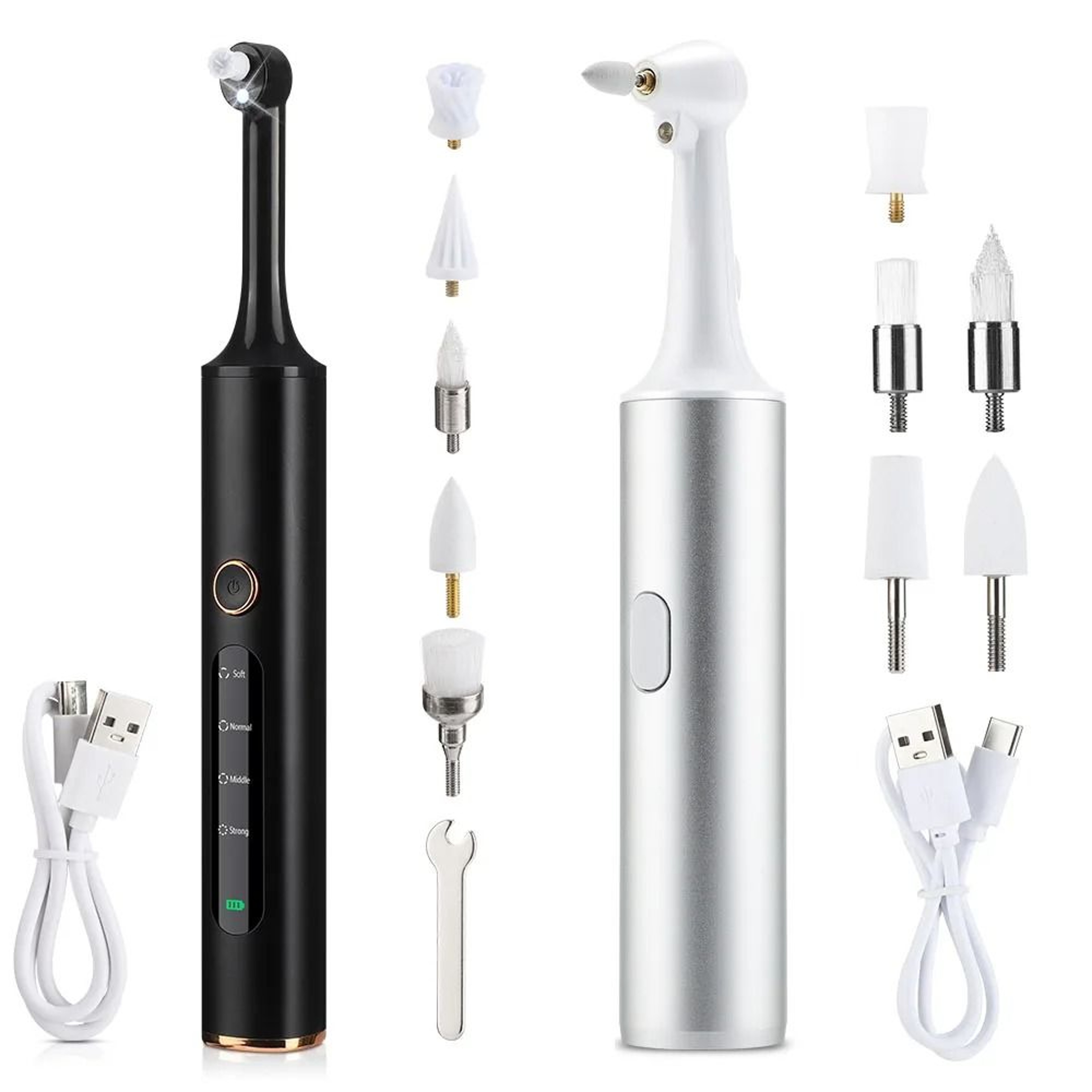 Electric Tooth Polisher And Plaque Remover With 4 Modes For Teeth Whitening And Tartar Cleaning 0