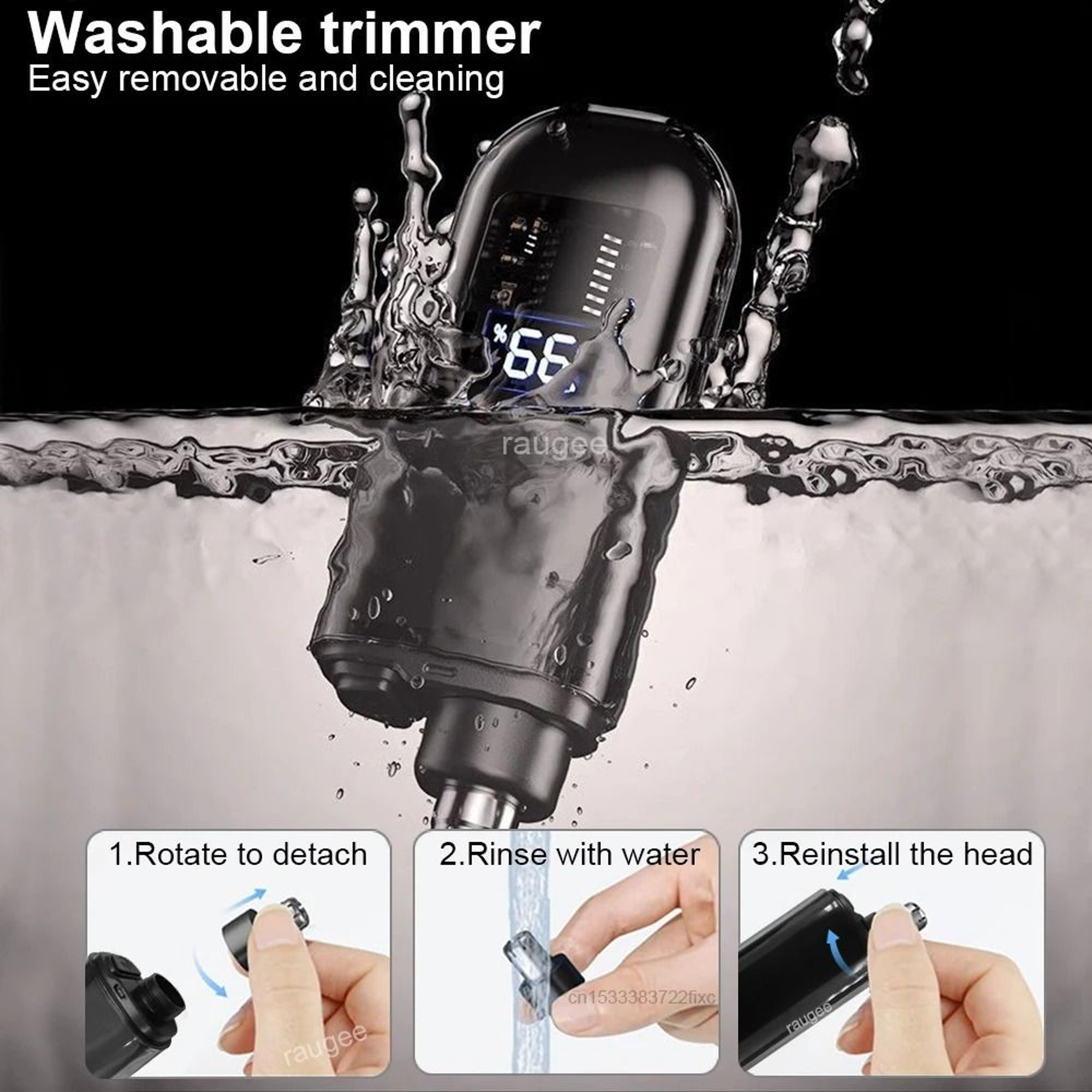Rechargeable Electric Nose Hair Trimmer For Men 5