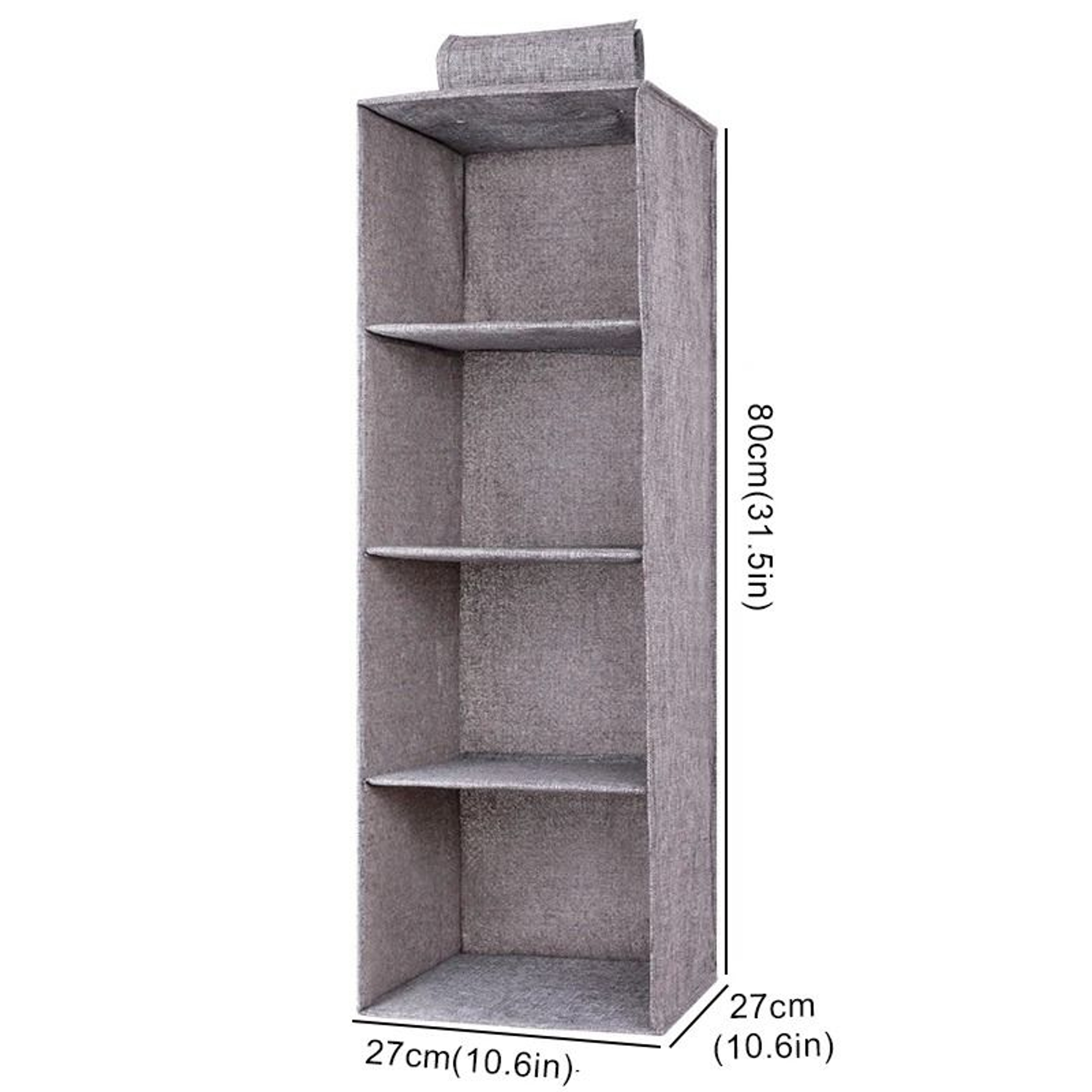 Hanging Closet Organizer With Drawers Foldable Clothes Storage Shelves 12