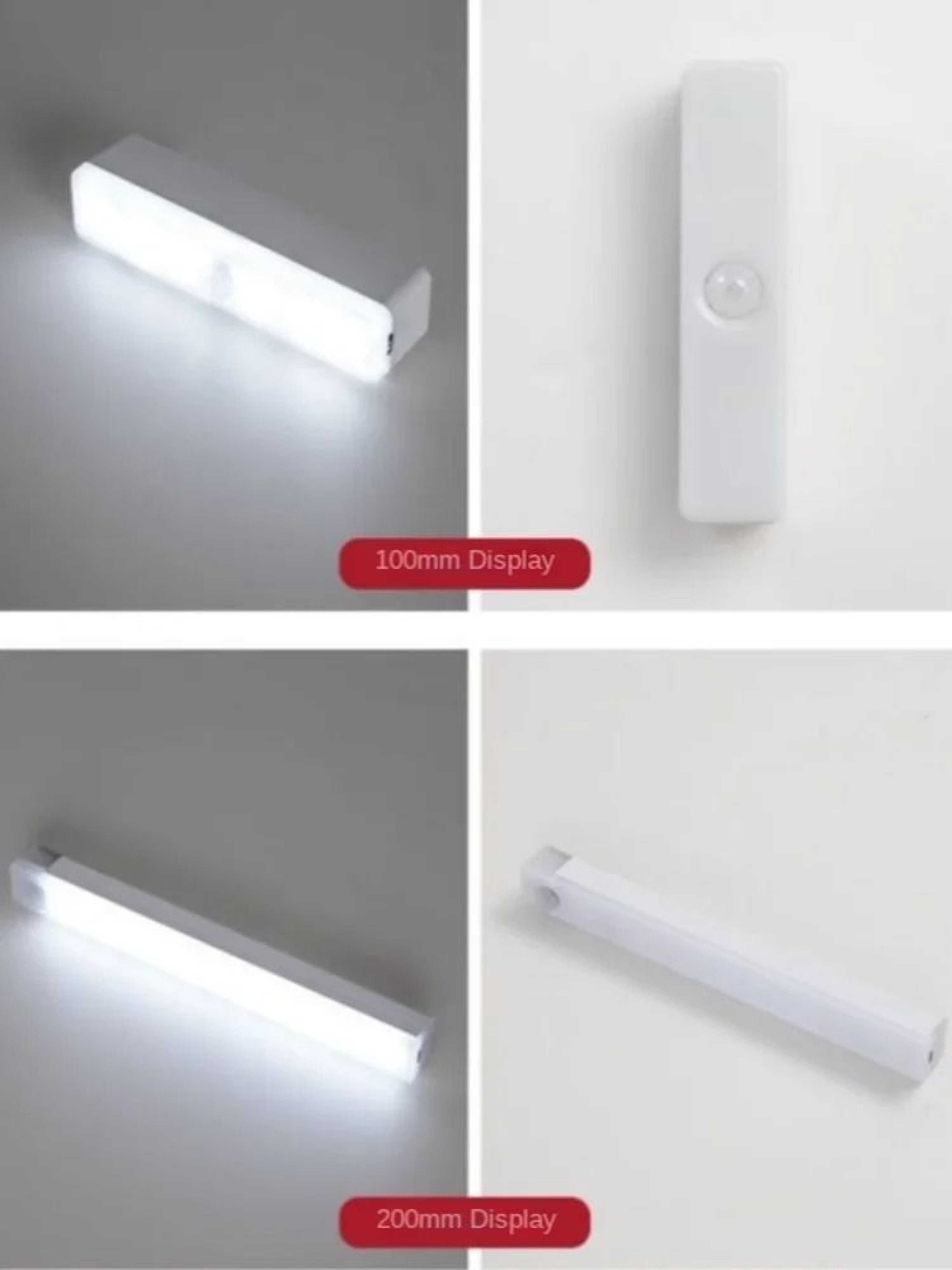 PIR Motion Sensor Rechargeable LED Light Portable USB Indoor Lamp 3