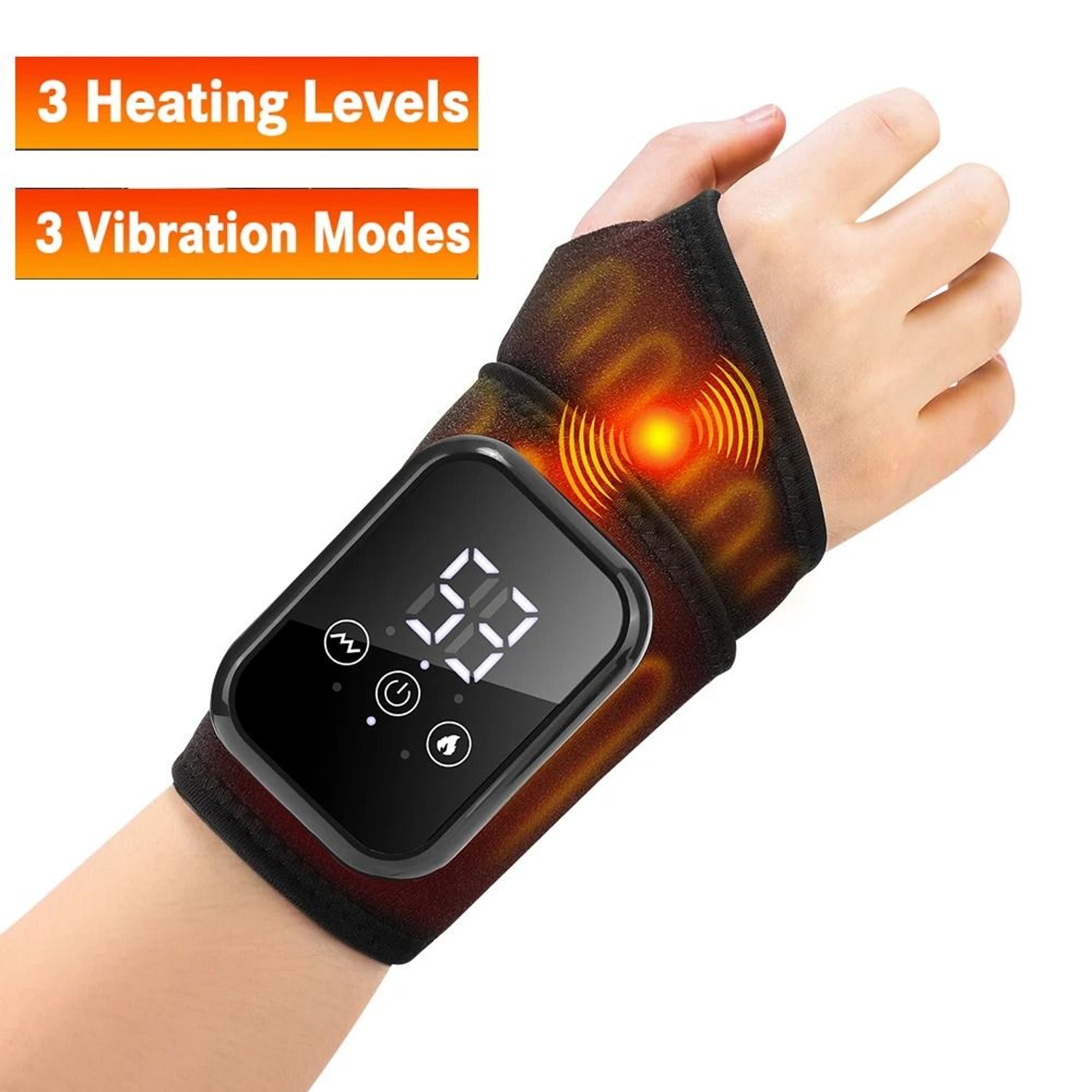 Electric Ankle Brace With Heat Compression And Vibration Massage Therapy 11