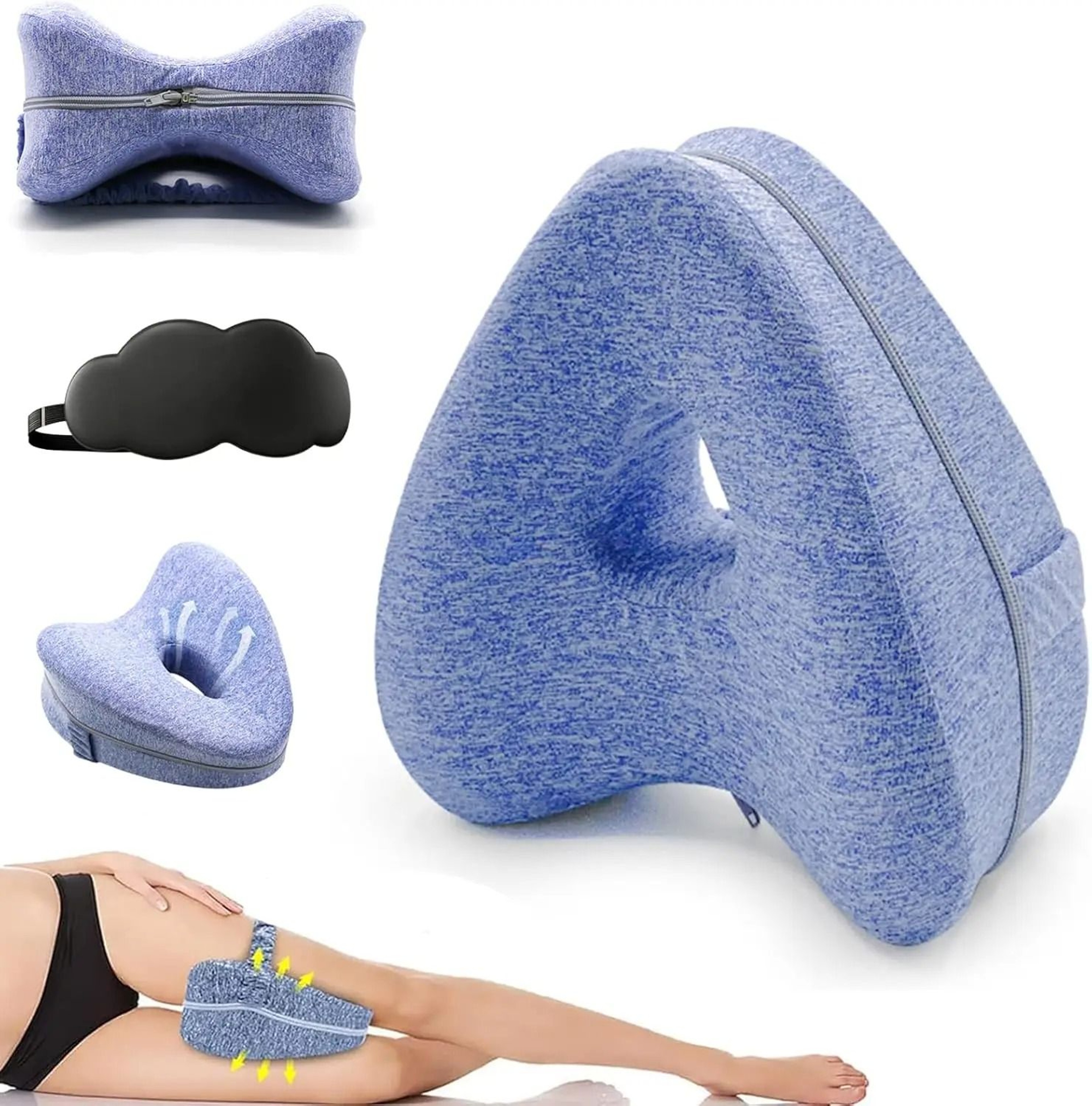 Leg Alignment Pillow For Side Sleepers Hip And Sciatica Relief Cushion 9