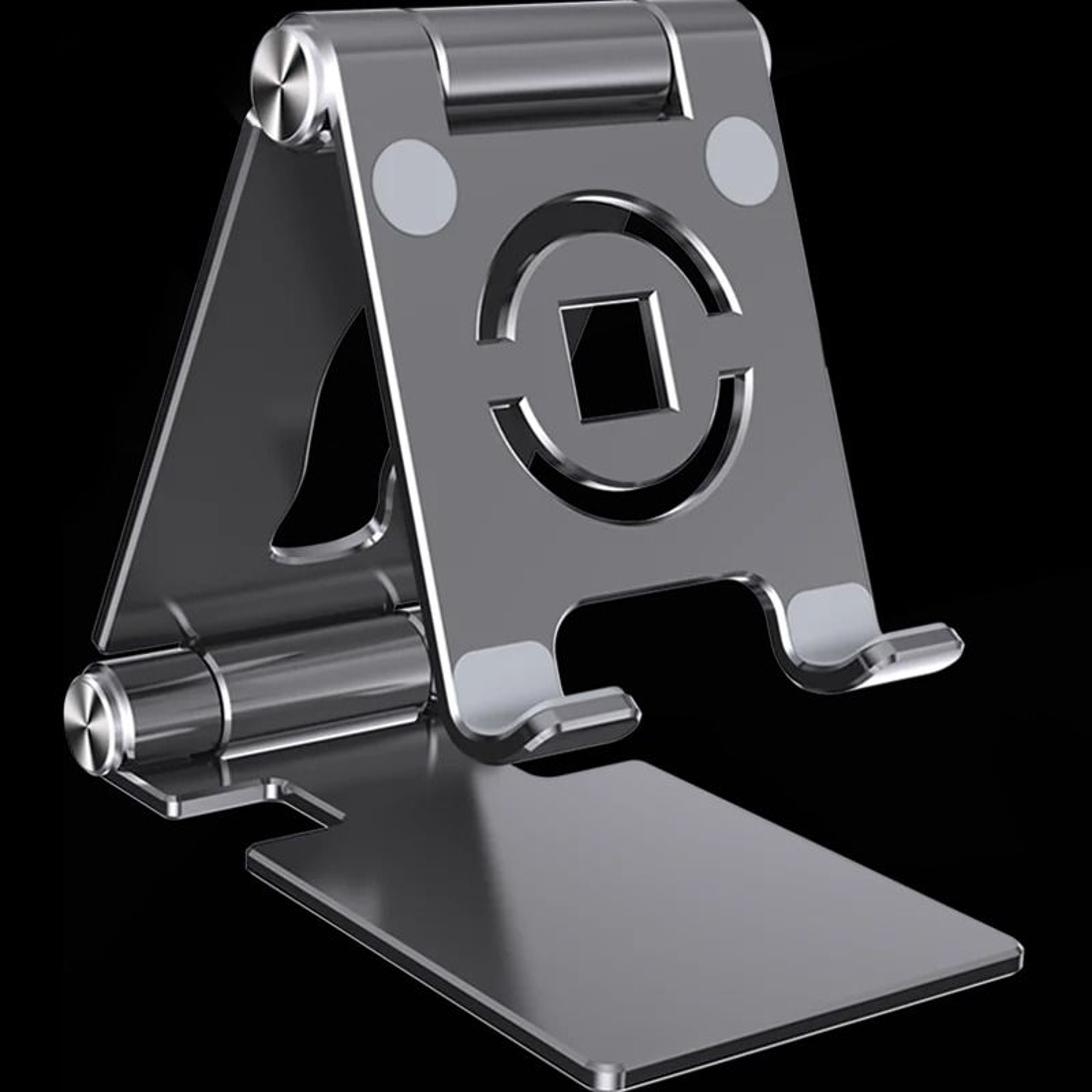 Foldable Mobile Phone And Tablet Holder 360 Degree Rotating Adjustable Stand 10