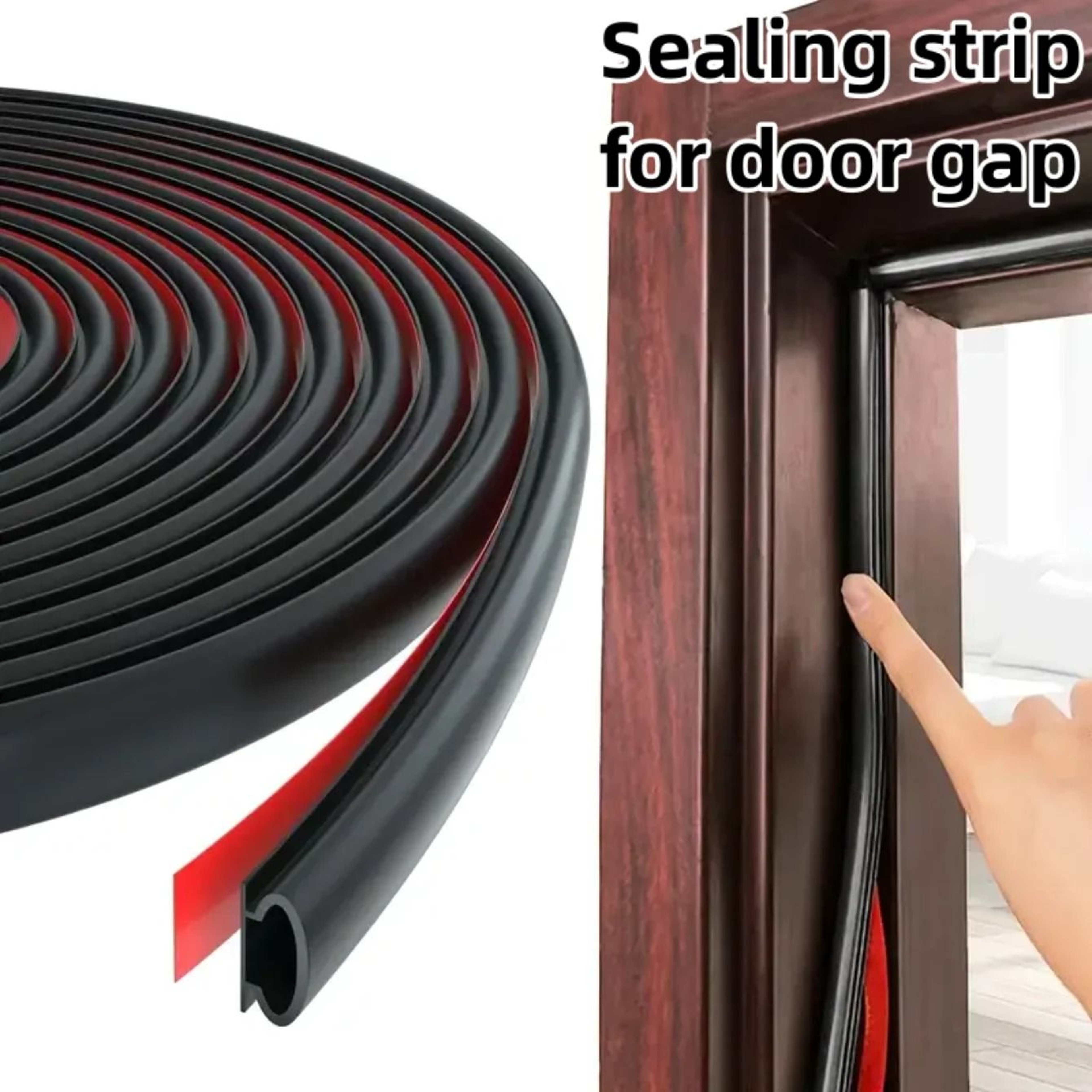 Weather Sealing Strip For Windows And Doors Soundproof And Dustproof Foam Roll 1