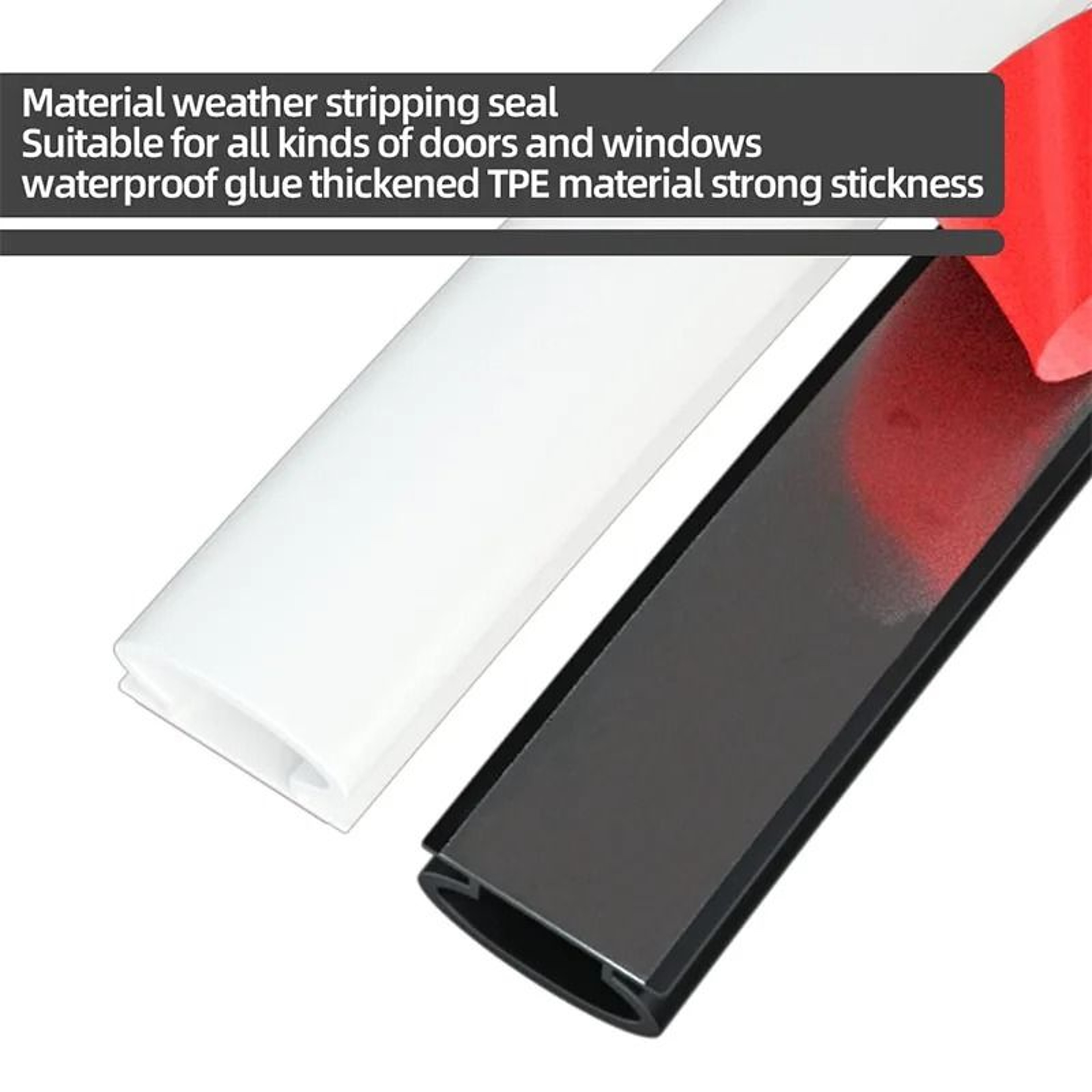 Weather Sealing Strip For Windows And Doors Soundproof And Dustproof Foam Roll 4