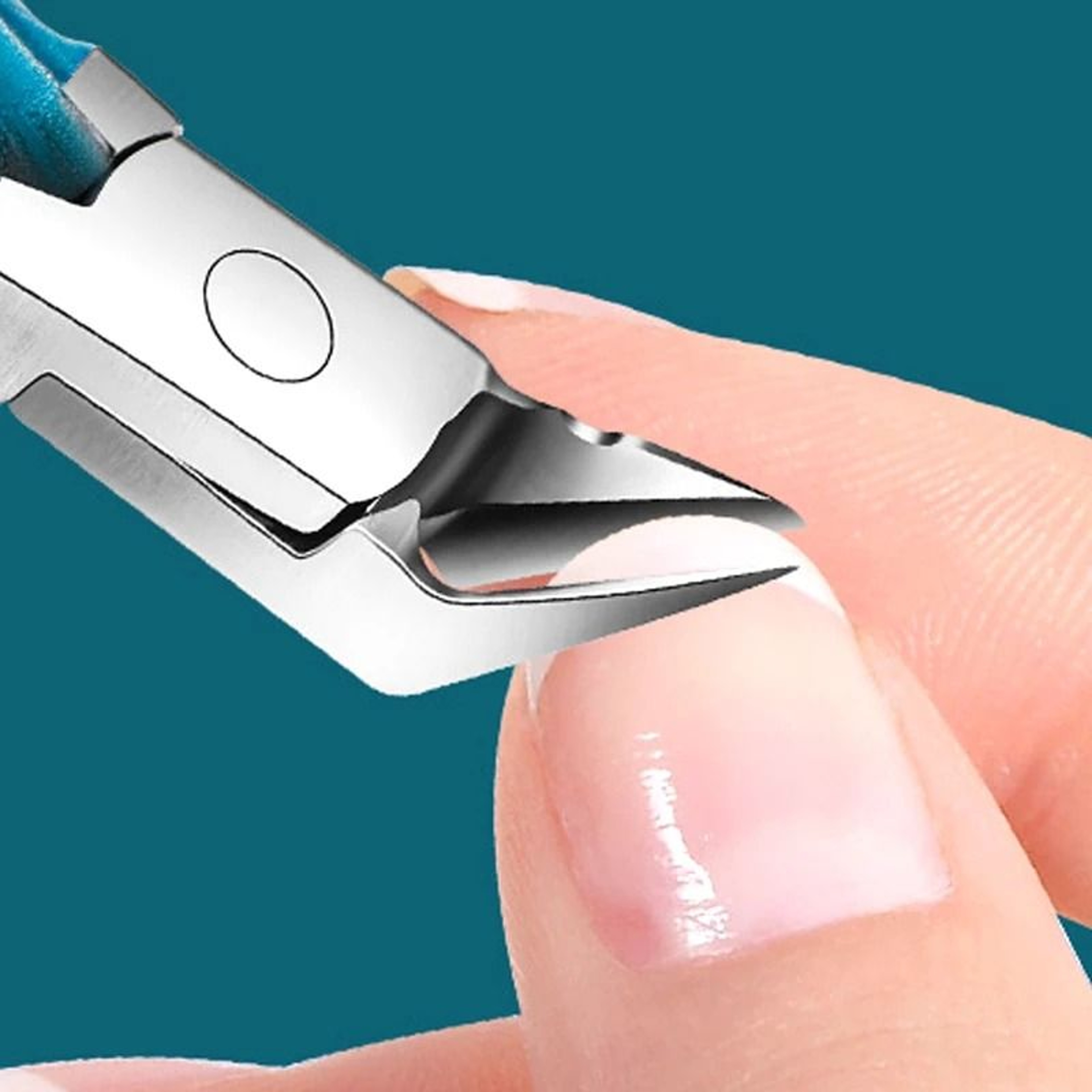 Stainless Steel Toenail Clipper For Ingrown And Thick Nails With Sharp Straight Blade 2