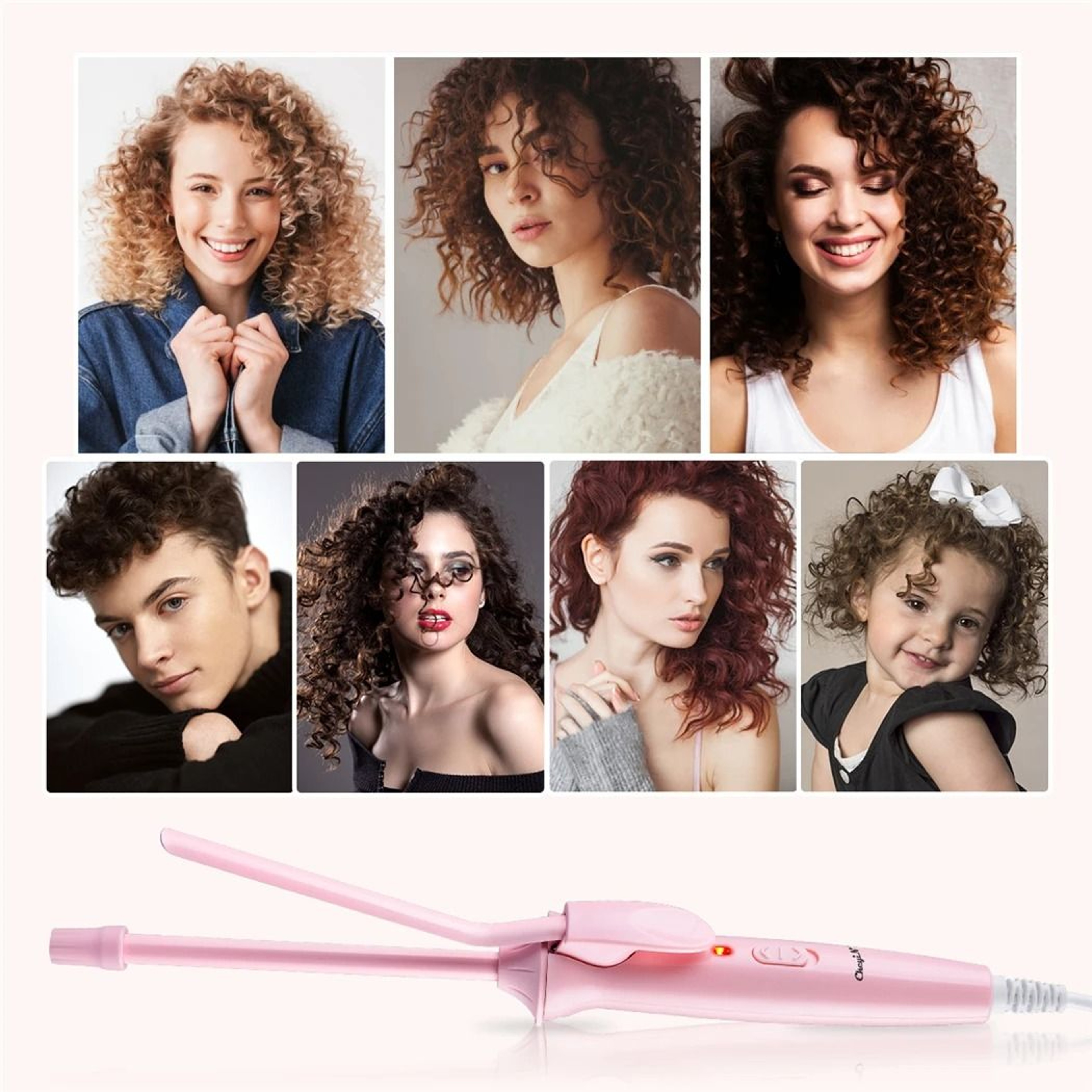 Mini 9mm Hair Curling Iron With Ceramic Barrel 4