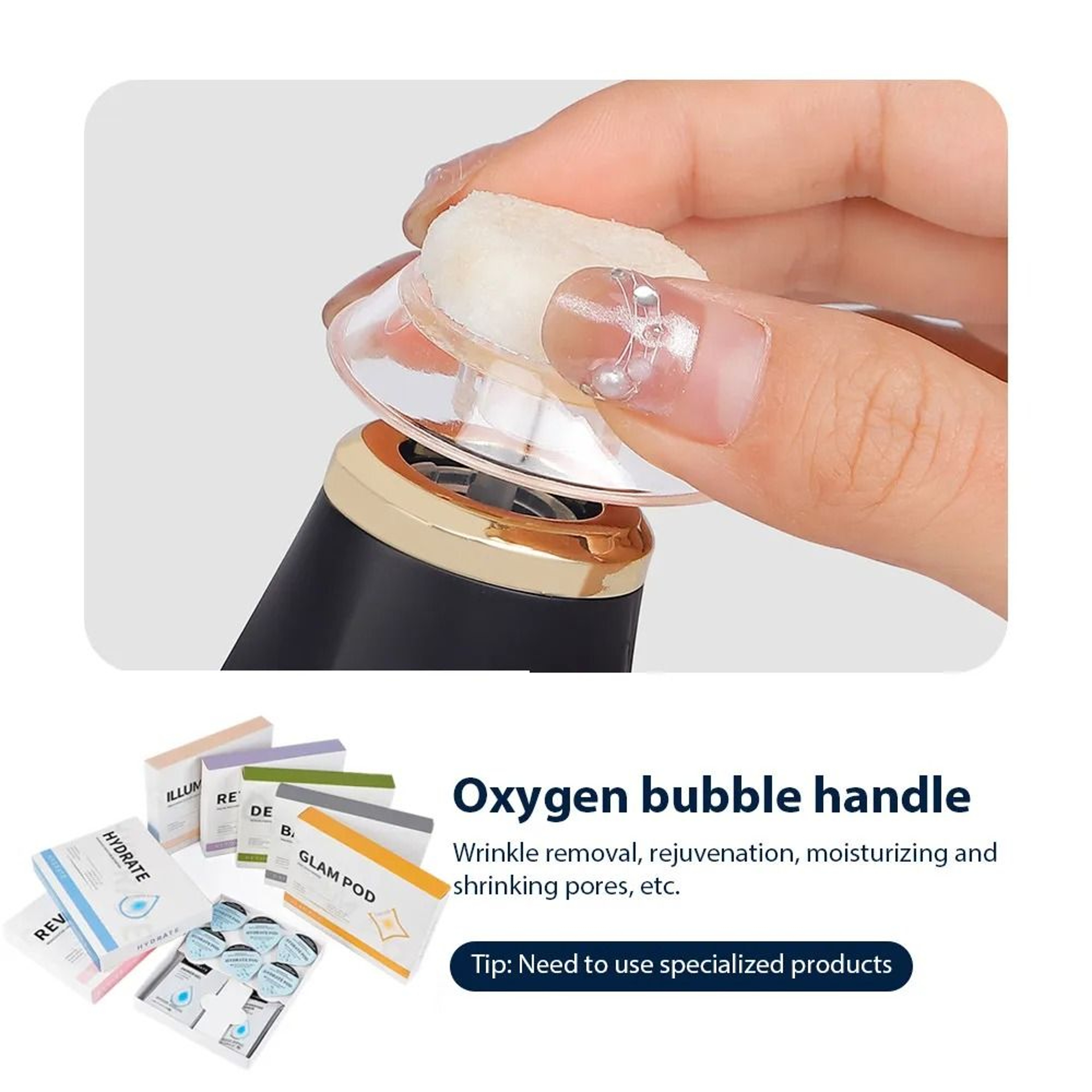 Oxygen Bubble Facial Machine For Deep CO2 Oxygen Skin Therapy 3