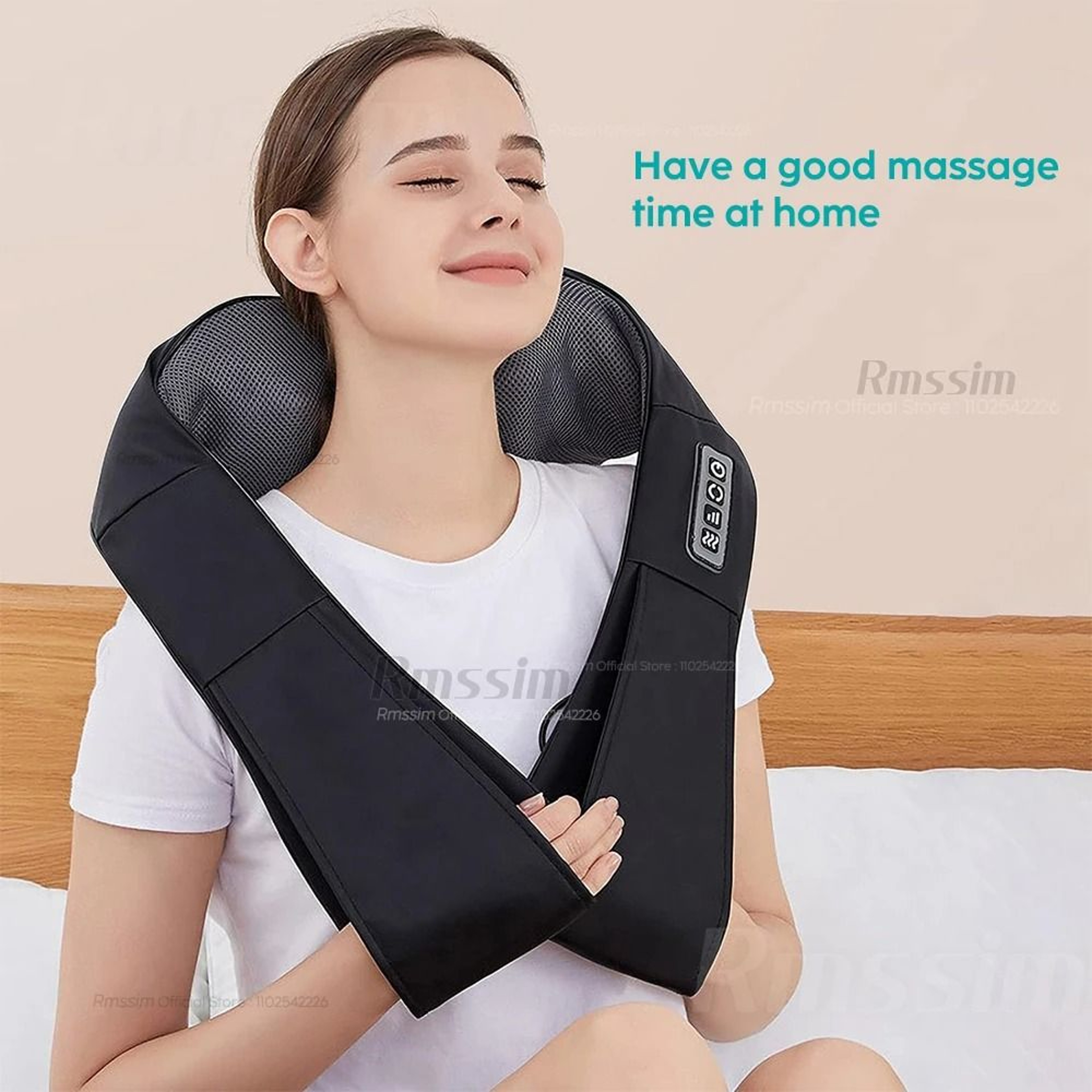 Shiatsu Heated Neck And Shoulder Massager With Deep Kneading Therapy 5