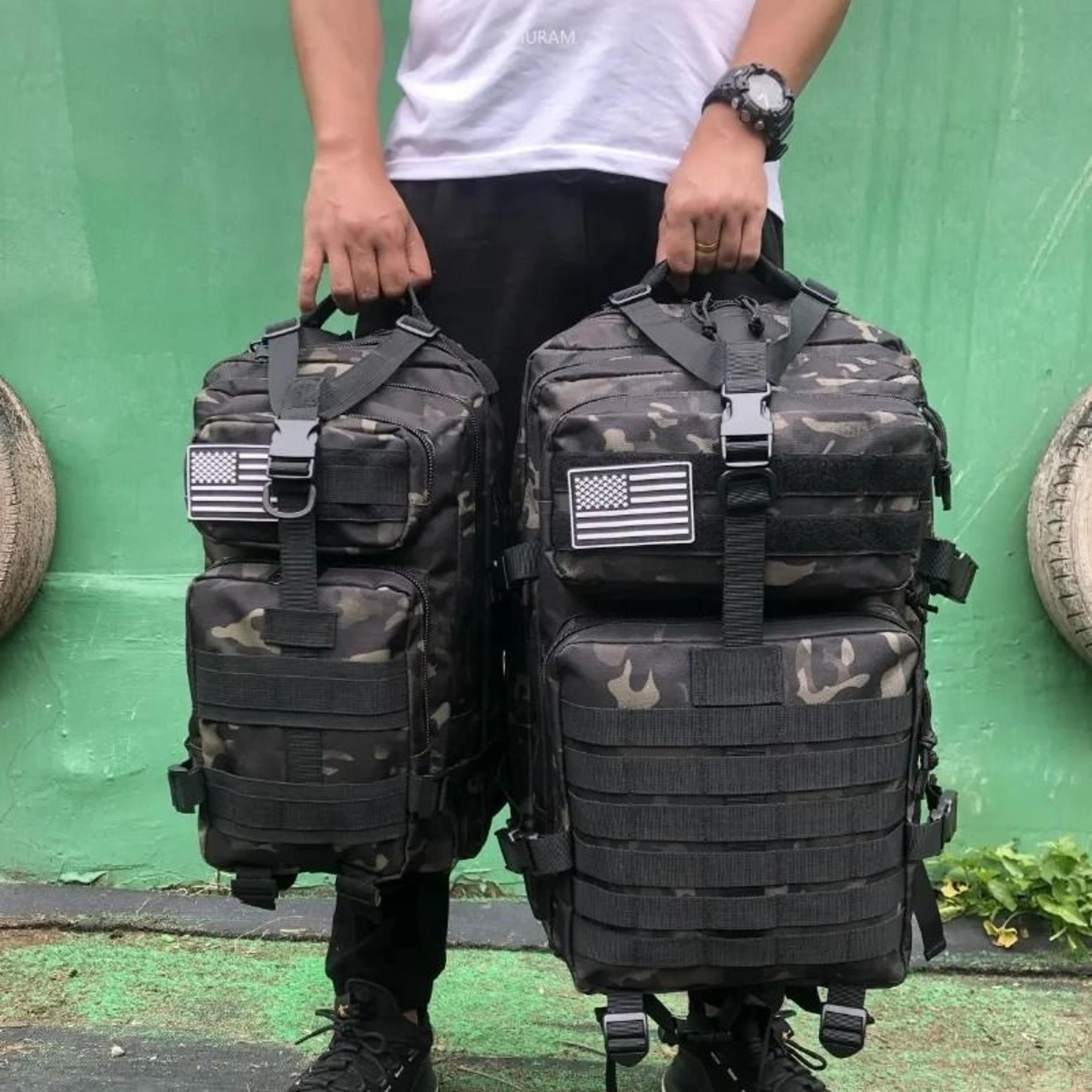 Waterproof Tactical Hiking Backpack For Outdoor Adventure 25L  50L 1