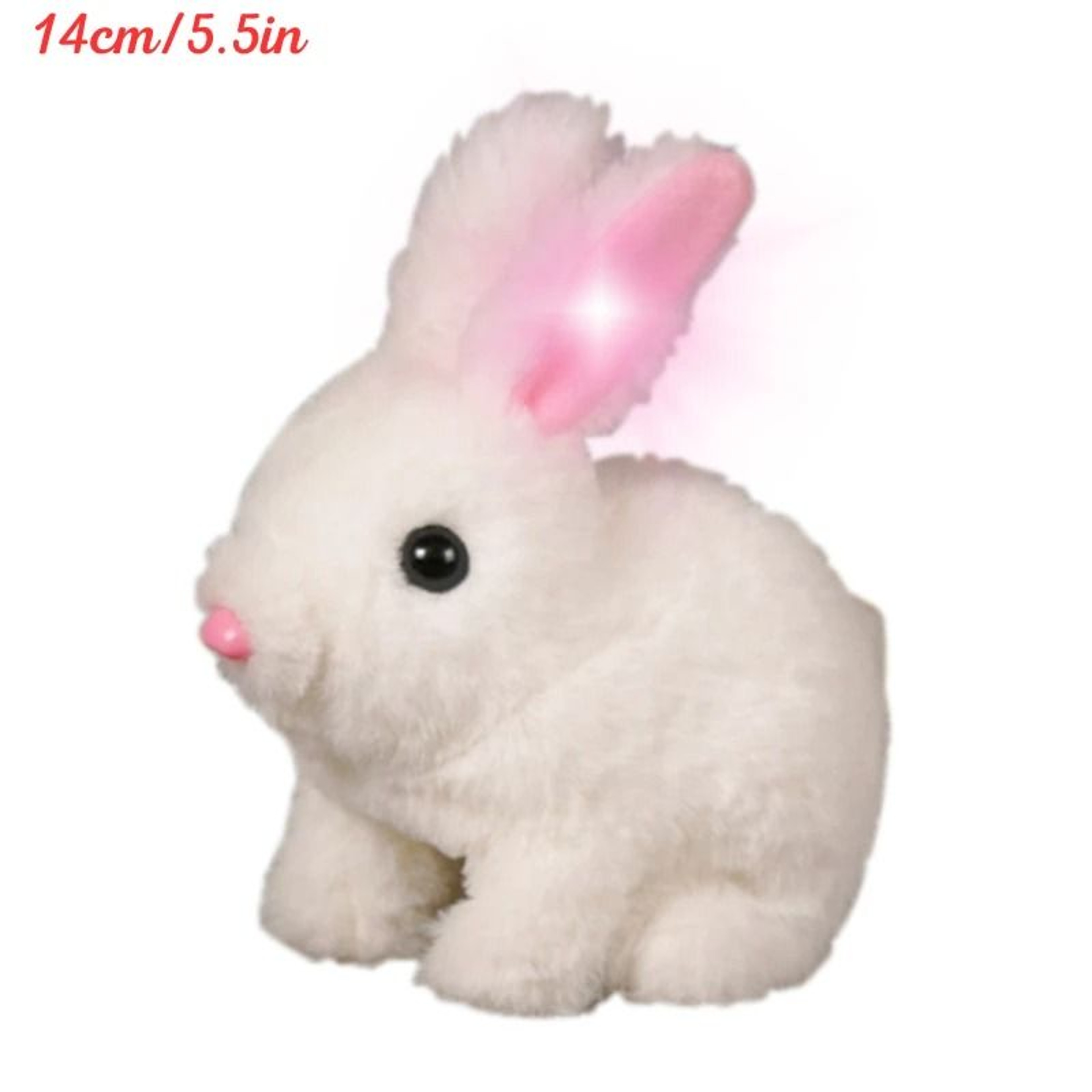 Electric Rabbit Plush Toy With Carrot  Walking EarWiggling And TailWagging Interactive Bunny For Ki 13