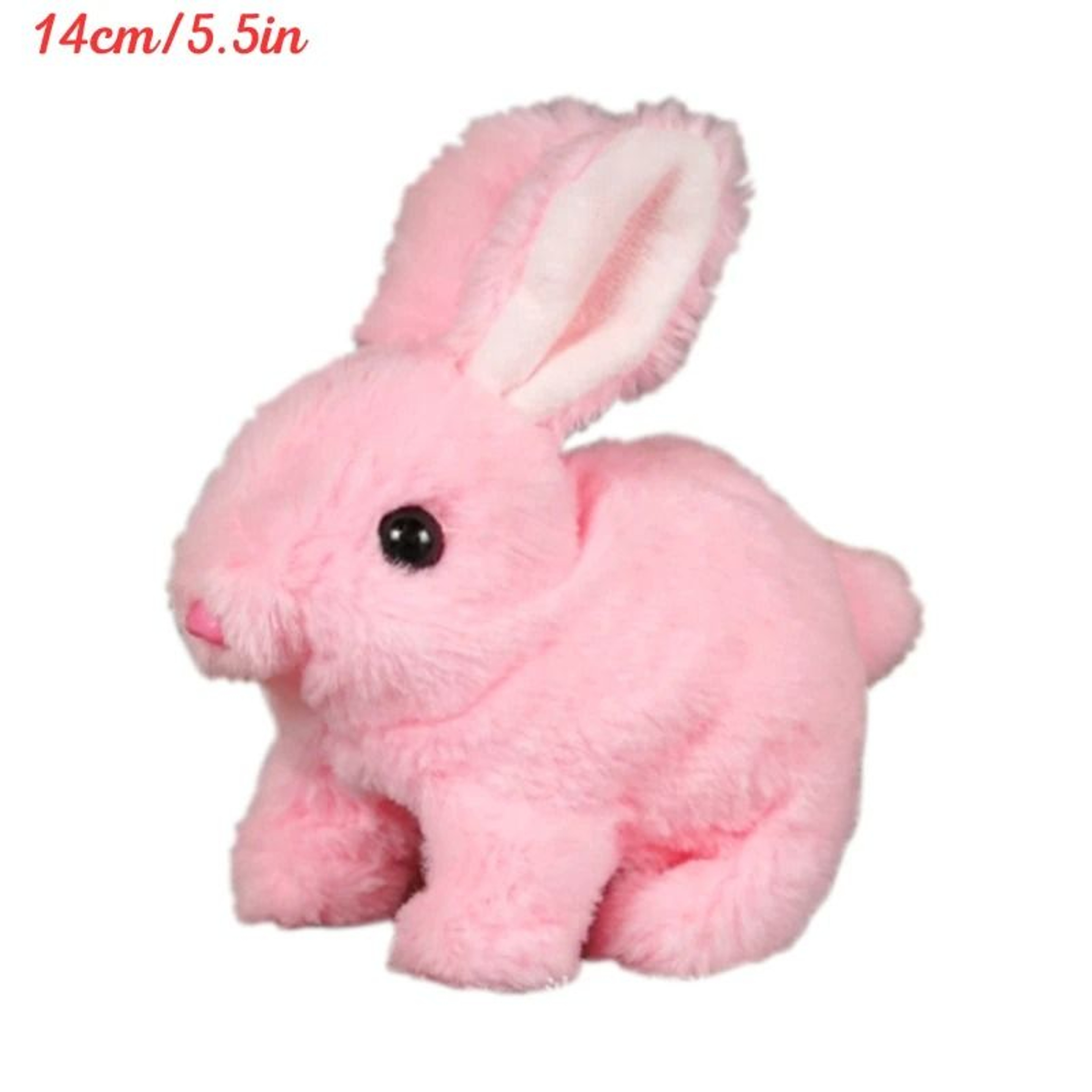 Electric Rabbit Plush Toy With Carrot  Walking EarWiggling And TailWagging Interactive Bunny For Ki 6