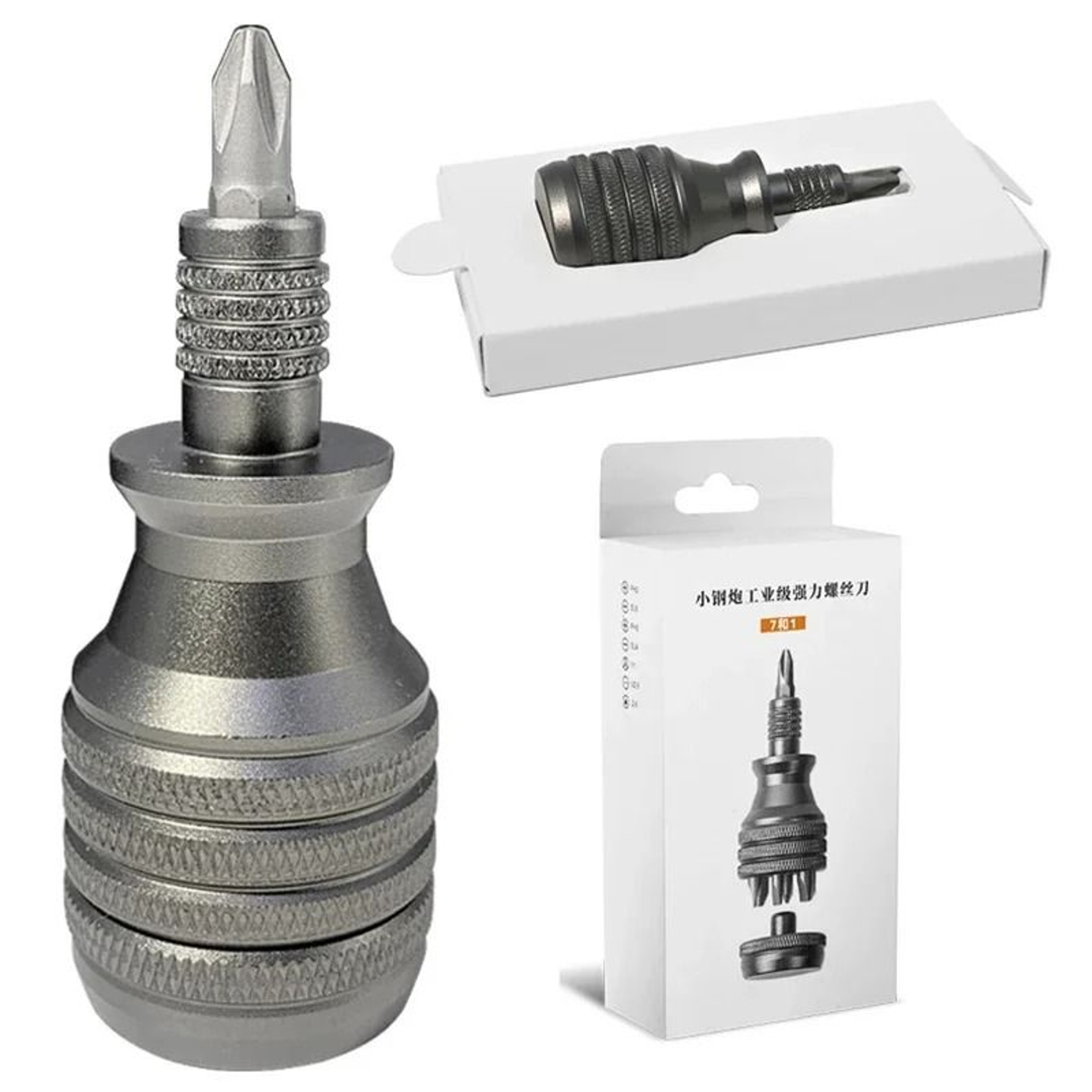 Precision Aluminum Alloy Handle Screwdriver For 14 Inch Bits Mini Repair Tool Holder 8