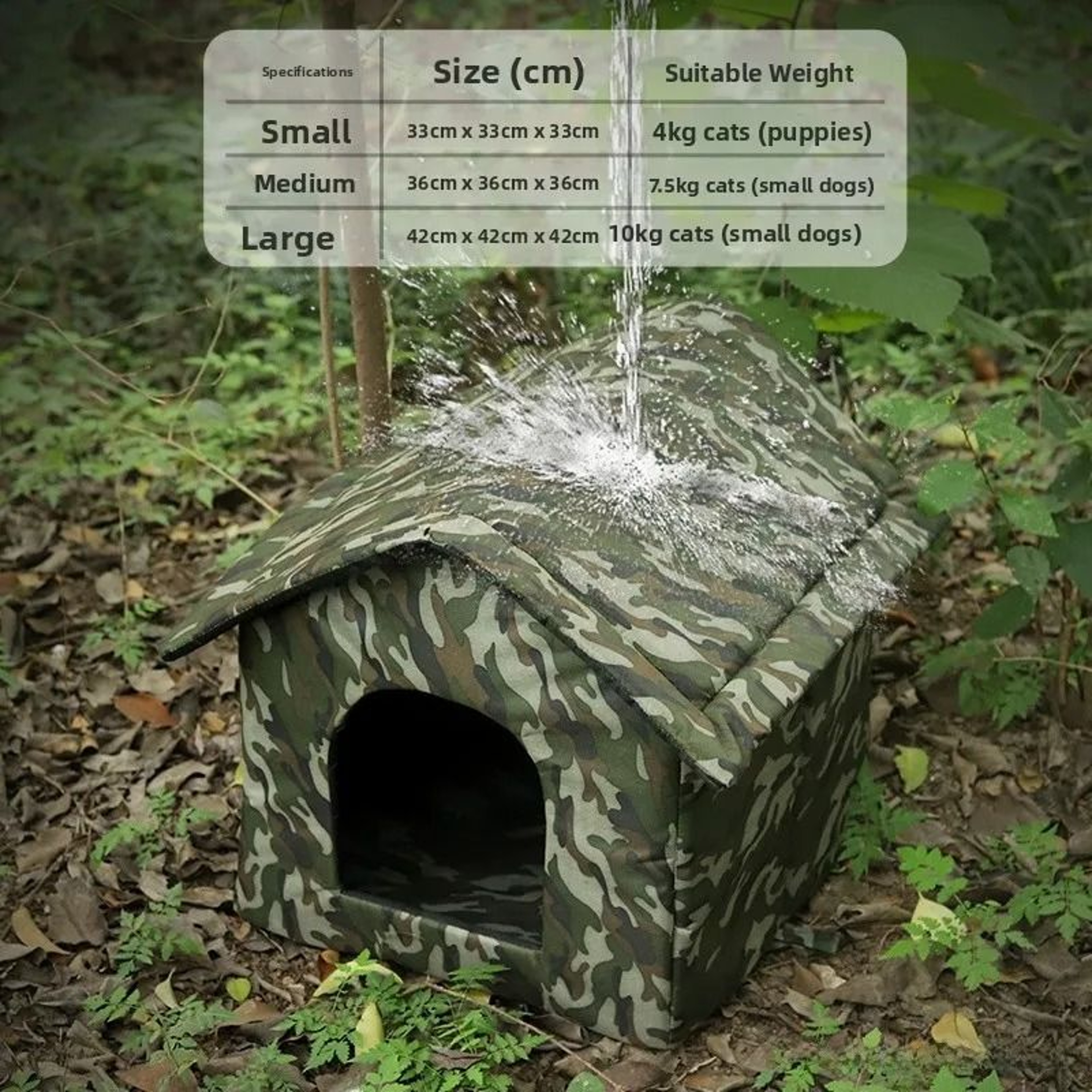 Waterproof Winter Shelter For Cats And Dogs Warm All Season Pet House 10