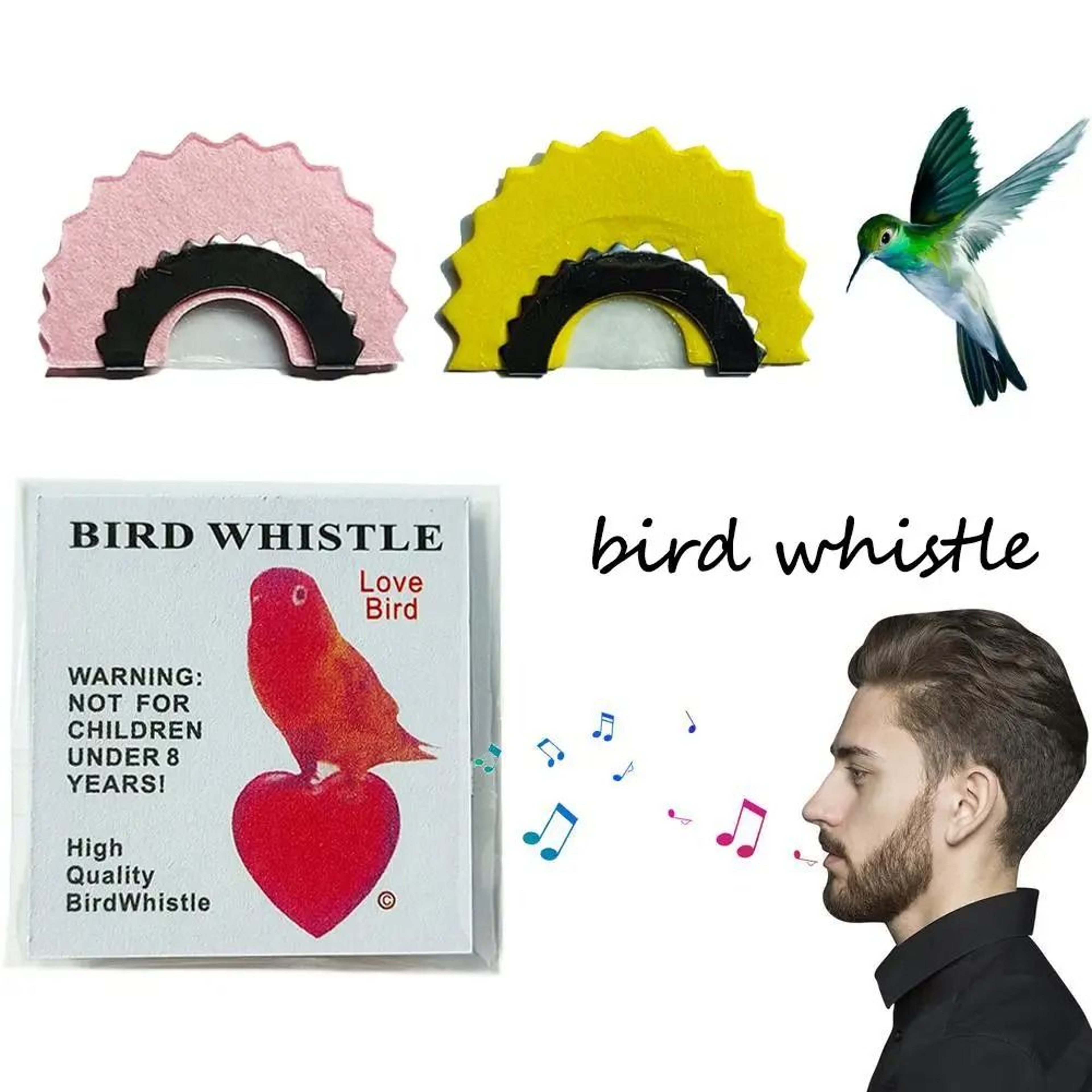 Bird Whistle Magic Tongue Warbler Fun Noisemaker Toy For Kids And Adults 5