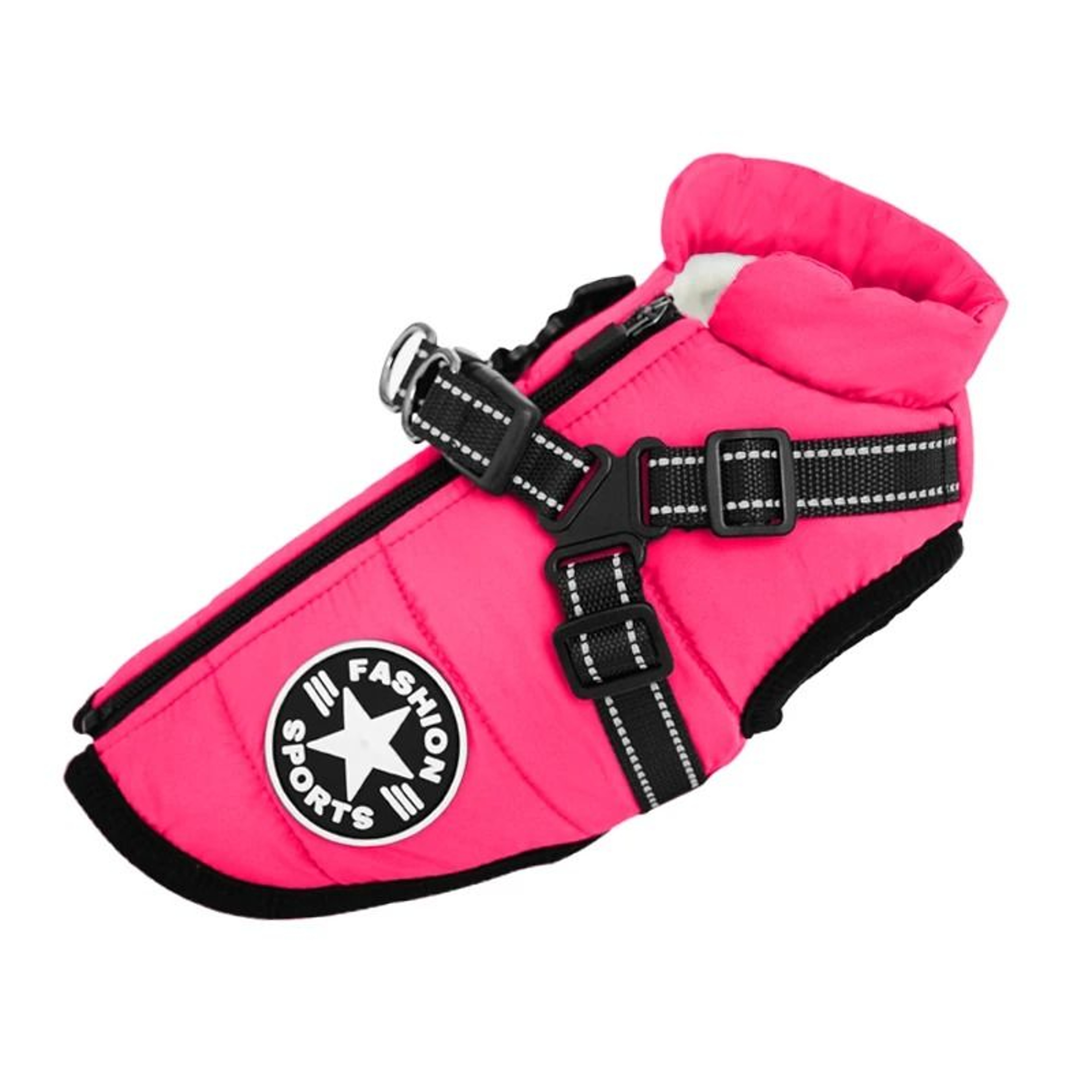 Waterproof Warm Dog Jacket With Built In Harness Winter Coat For Small And Large Dogs 12