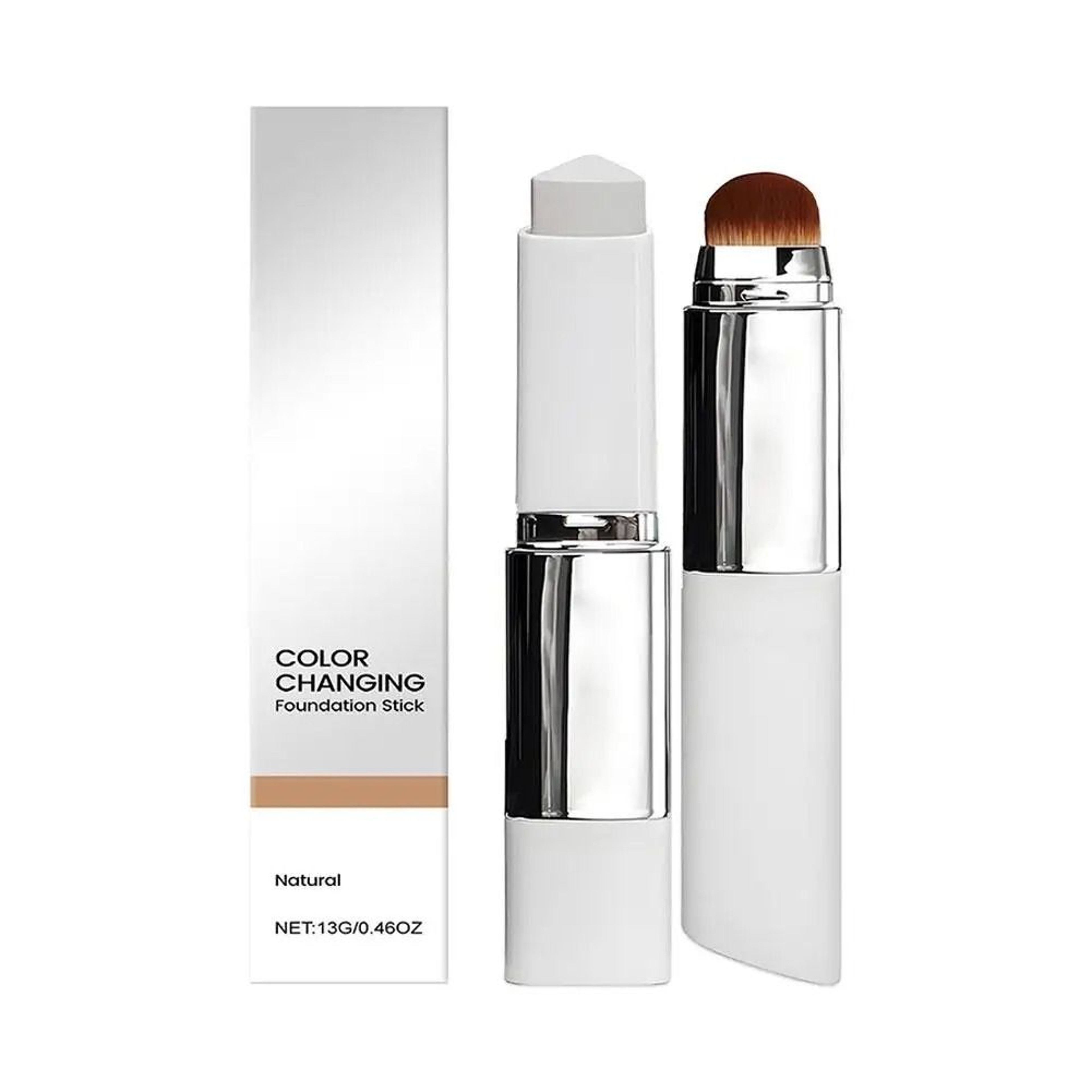 Color Changing Foundation Stick Liquid 2 In 1 Moisturizing Brightening Makeup For All Skin Types 0