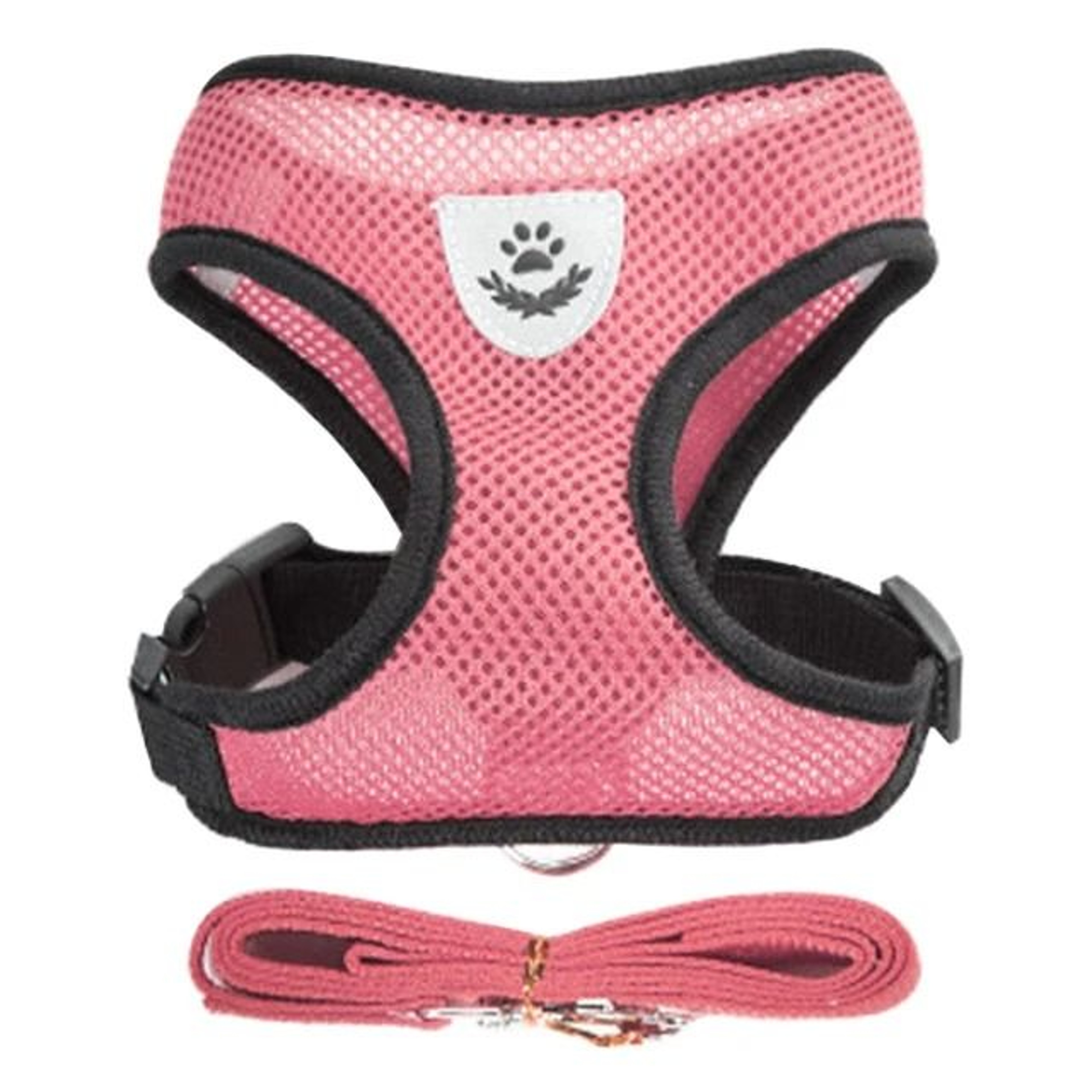 Adjustable Dog Harness And Leash Set For Small Dogs And Cats Breathable Vest Harness 8