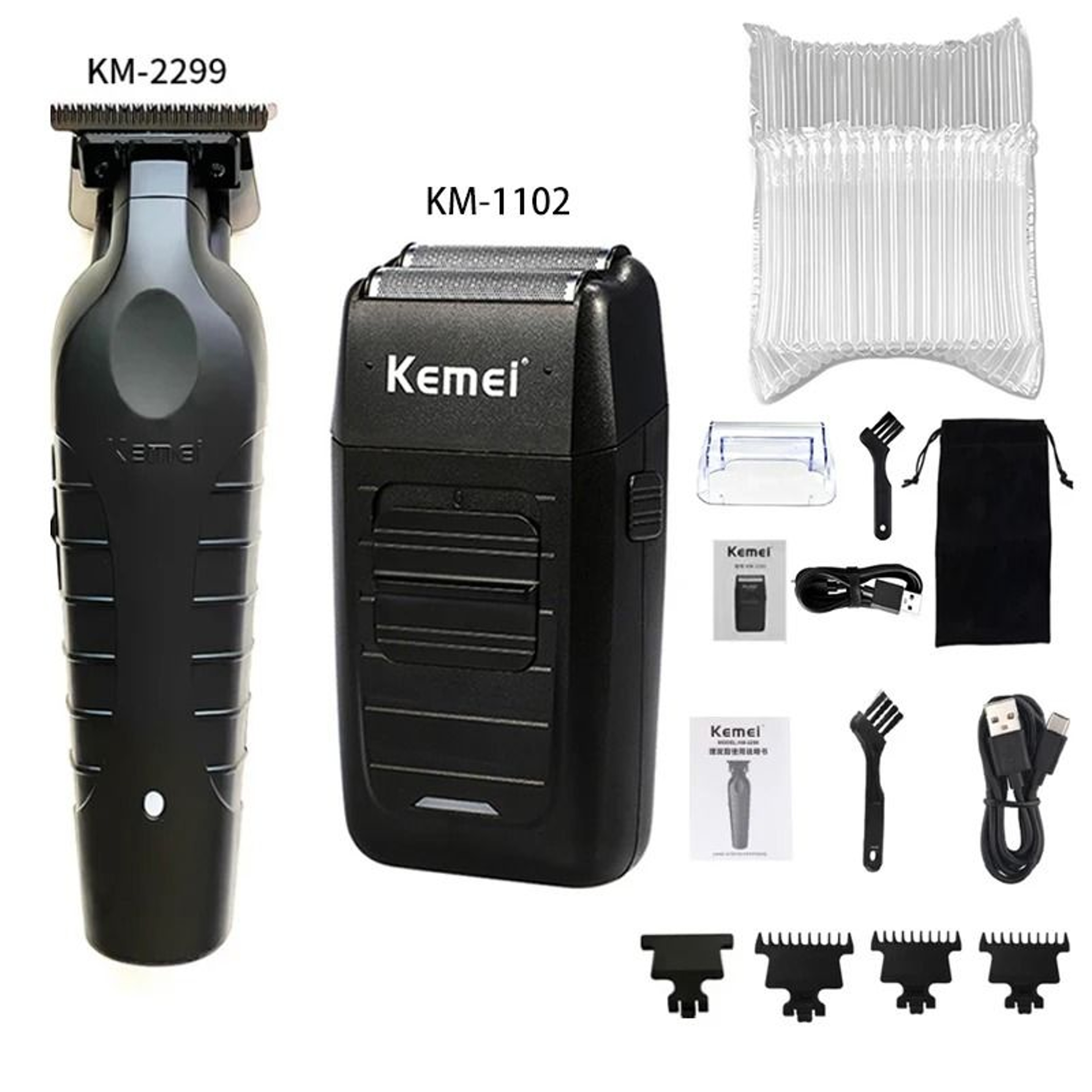Professional Electric Hair Clipper Kit Men Grooming Trimmer And Shaver Machine 9