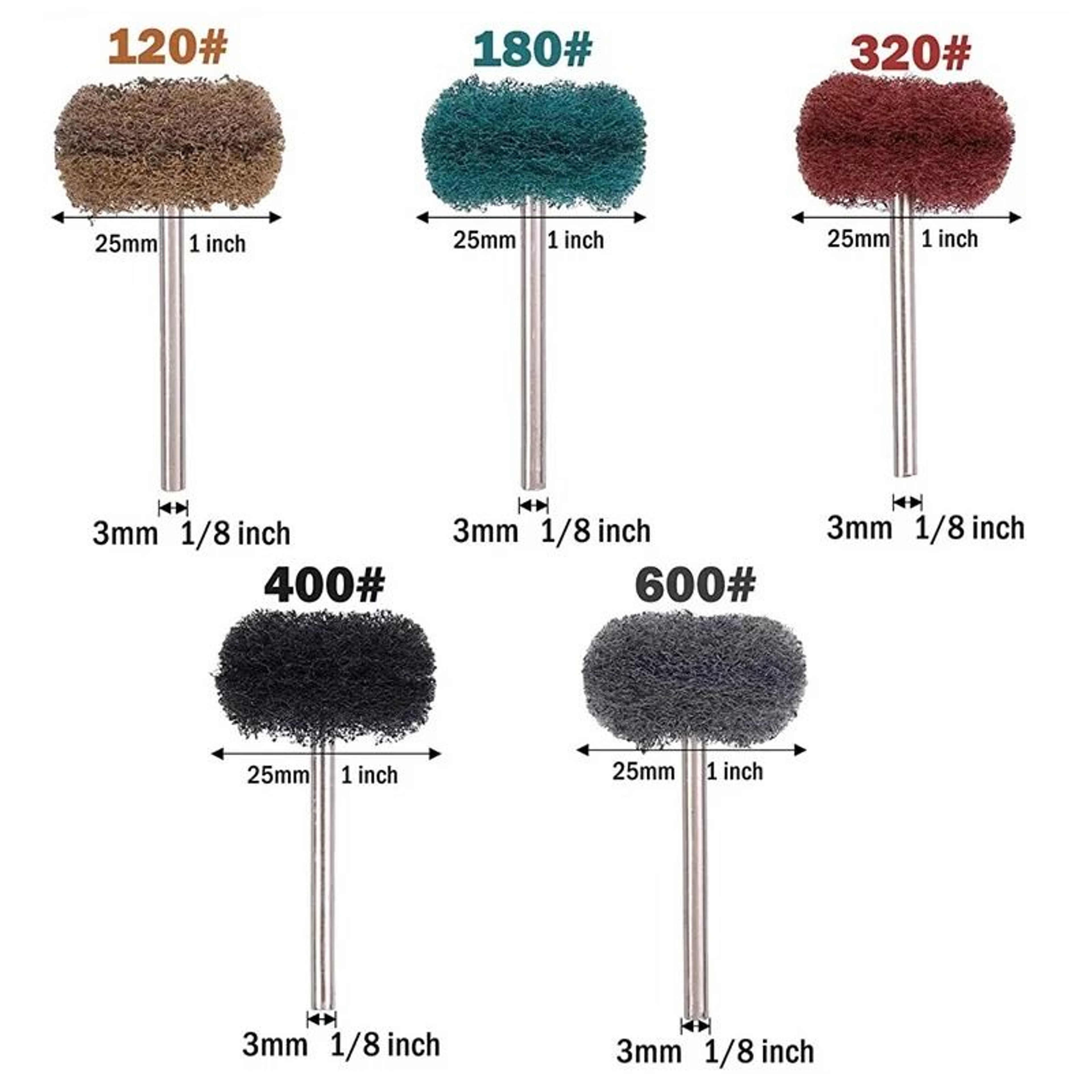 Mini Drill Nylon Polishing Brush Set 10pcs Buffing Wheel Kit For Rotary Tool Accessories 4