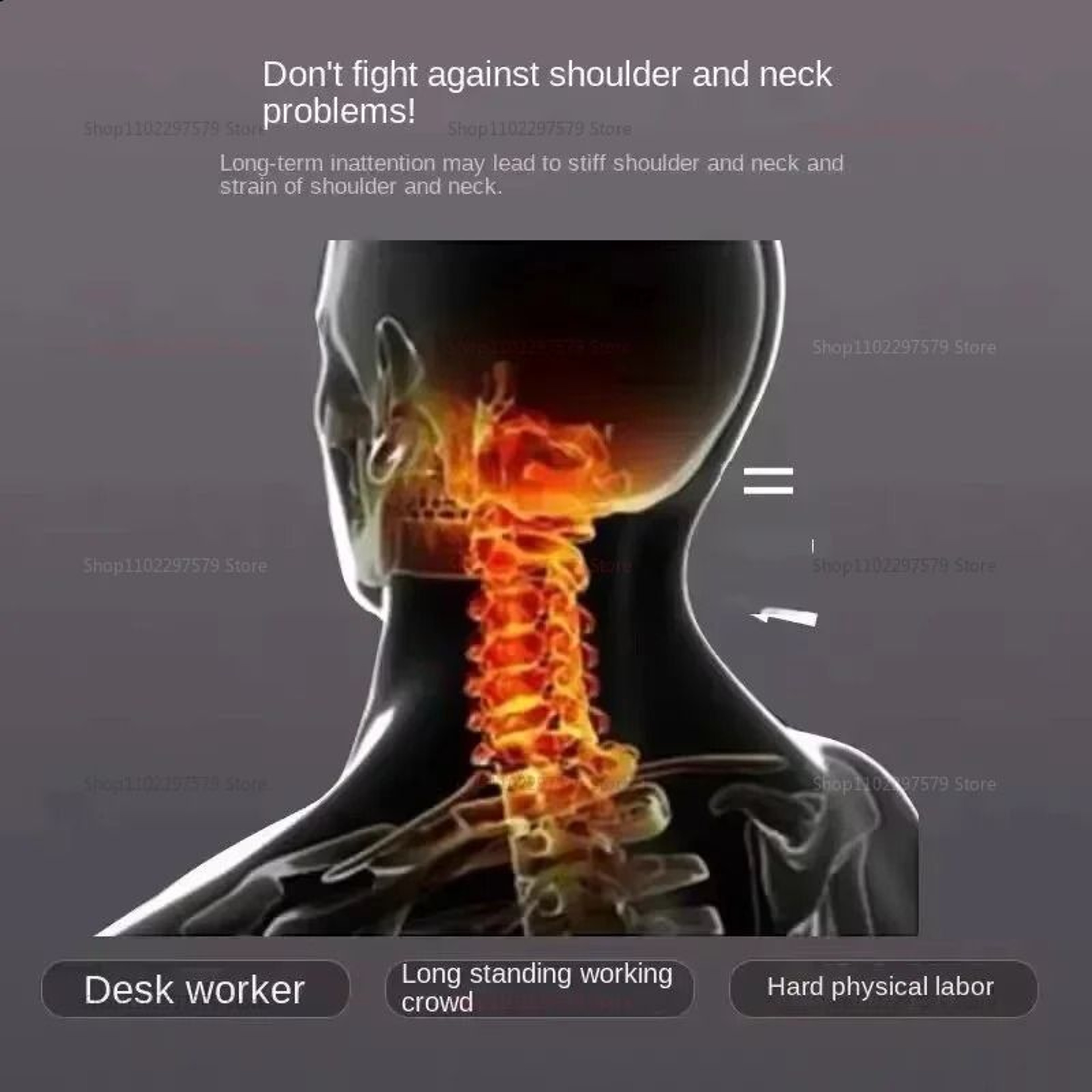 Ergonomic Cervical Orthopedic Neck Pillow For Better Sleep And Massage Support 3