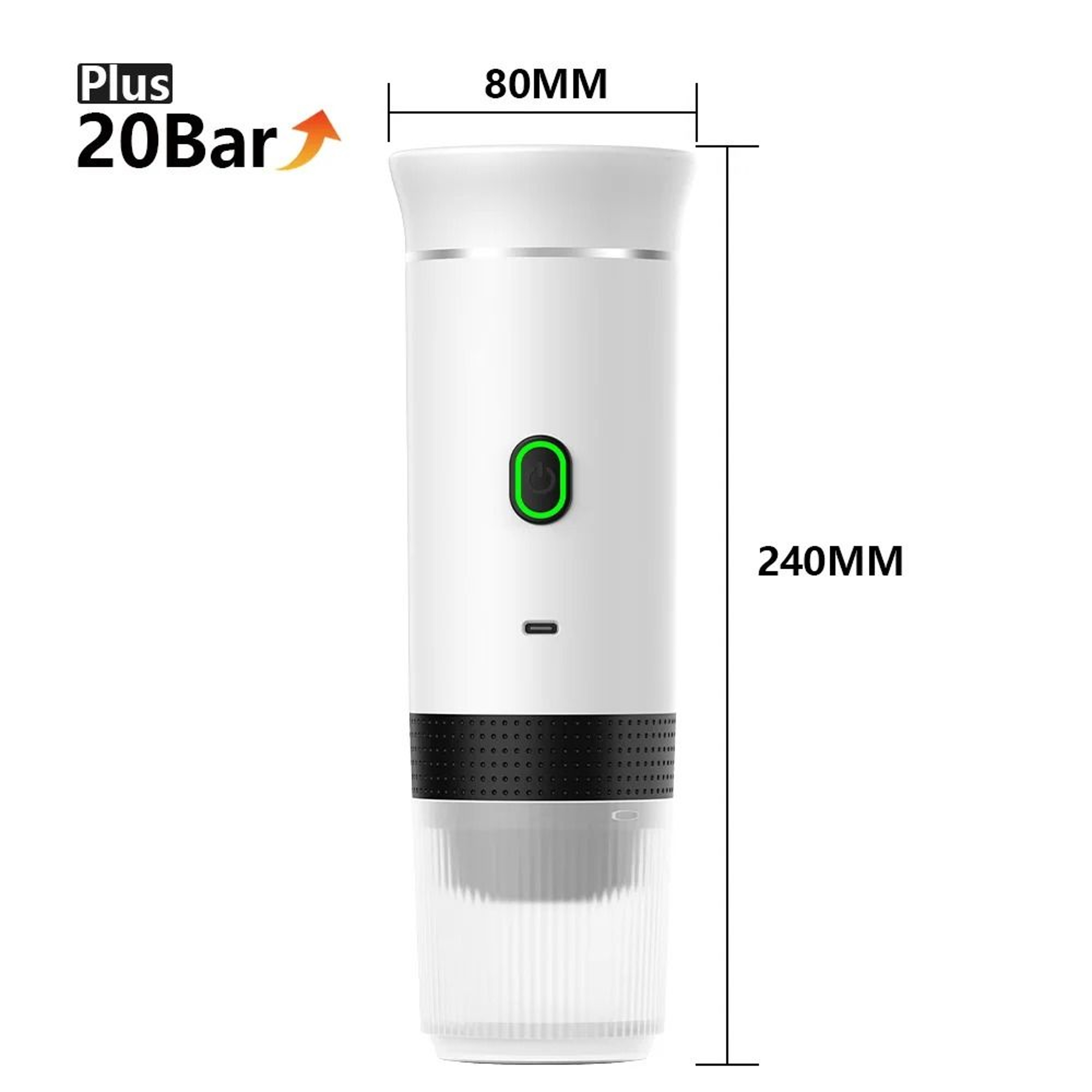 Wireless Portable Espresso Coffee Maker 3in1 Electric Travel Coffee Machine For Home Car And Campin 12