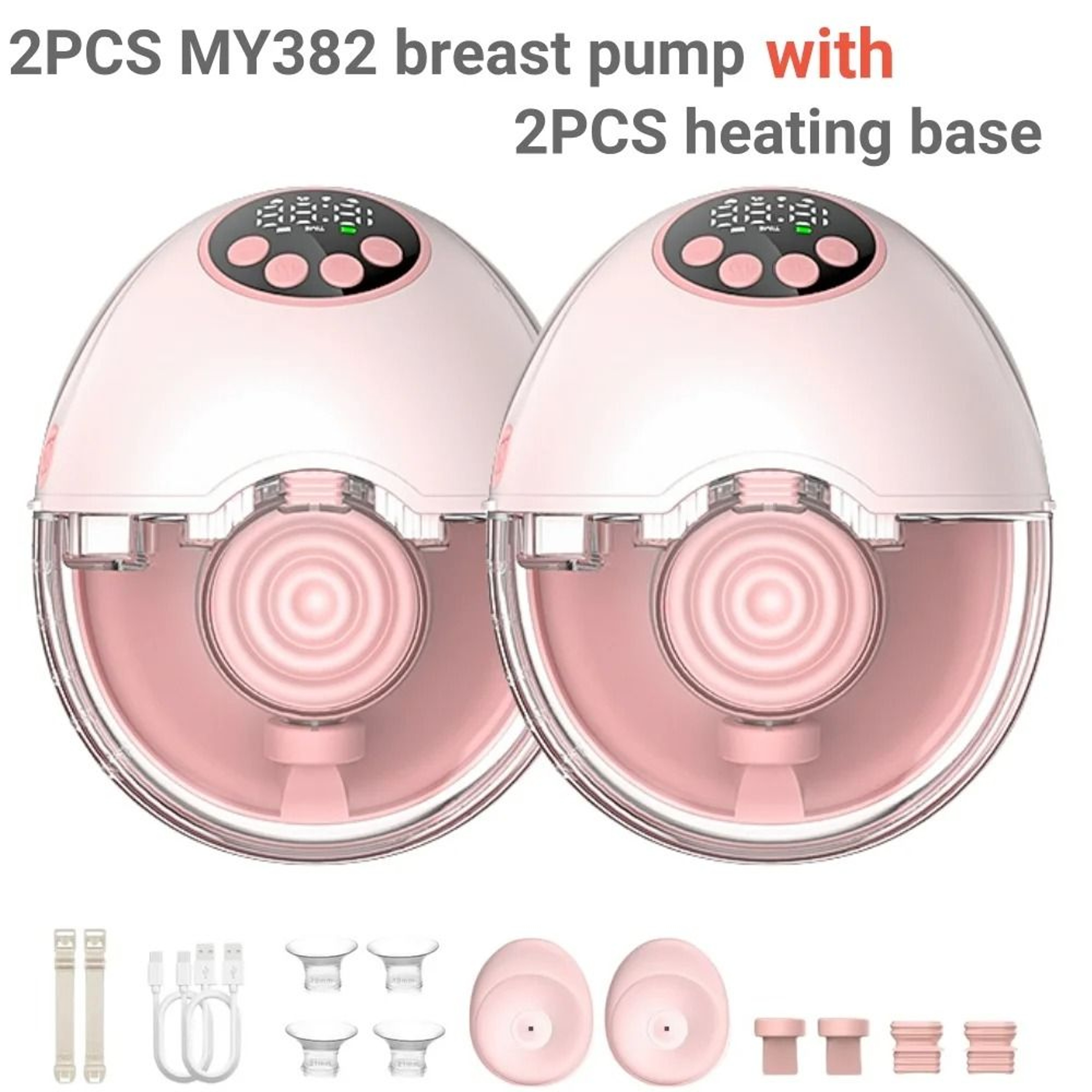 Electric HandsFree Wearable Breast Pump With Heating And UV Sterilization Lid Option  BPAFree Wirel 12