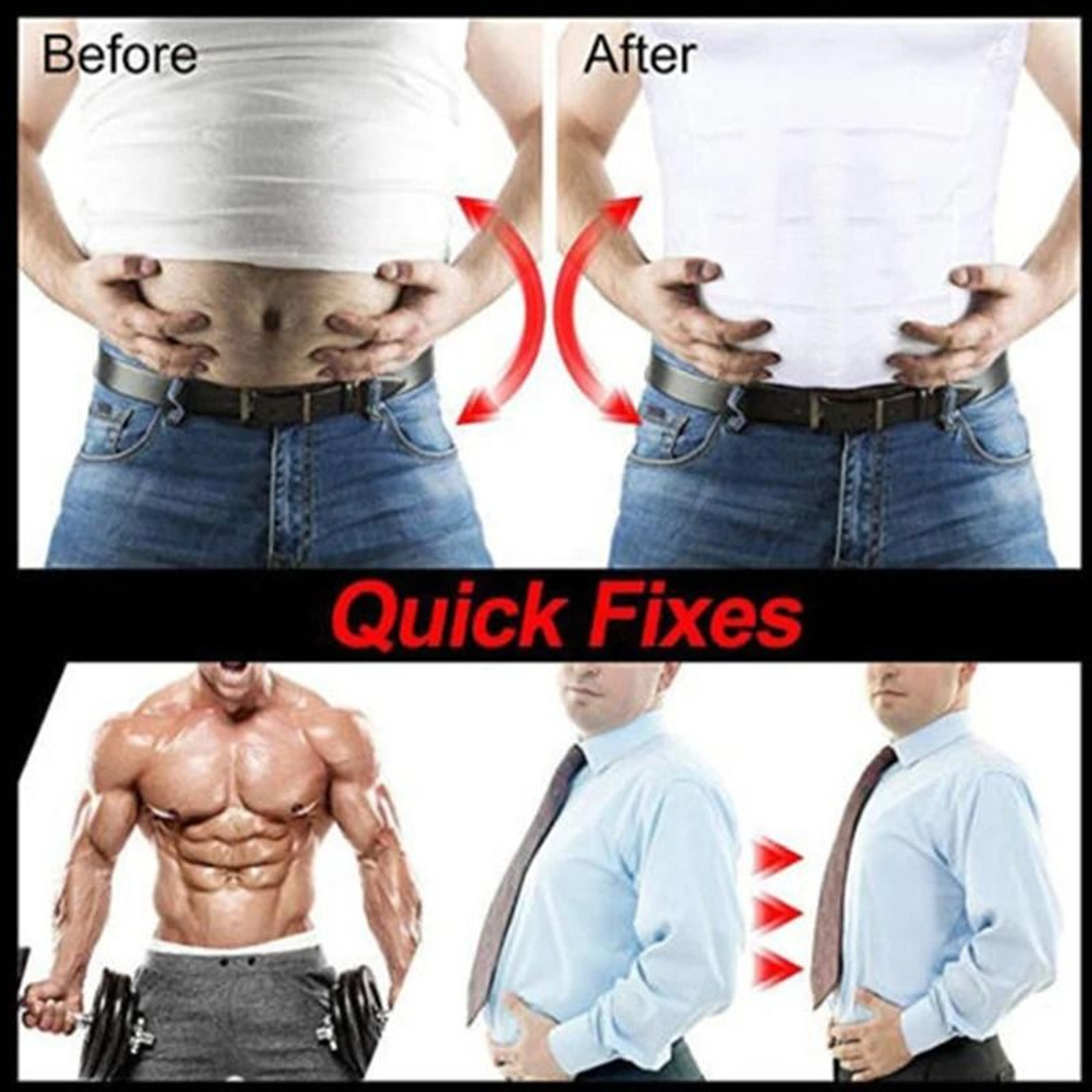 Mens Slimming Compression Vest For Tummy And Waist Control 3