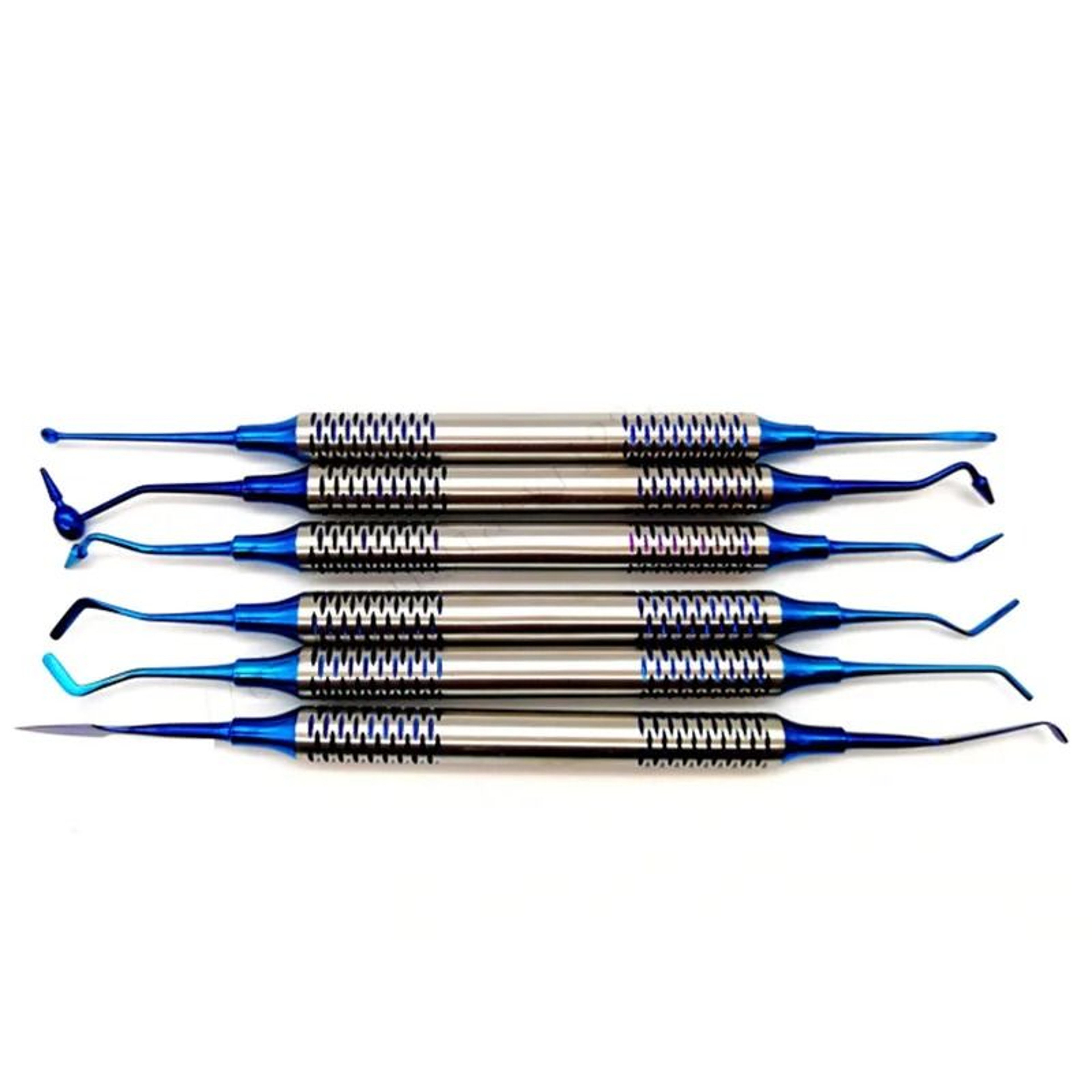 Dental Composite Resin Filling Spatula Set With Titanium Plated Heads 7