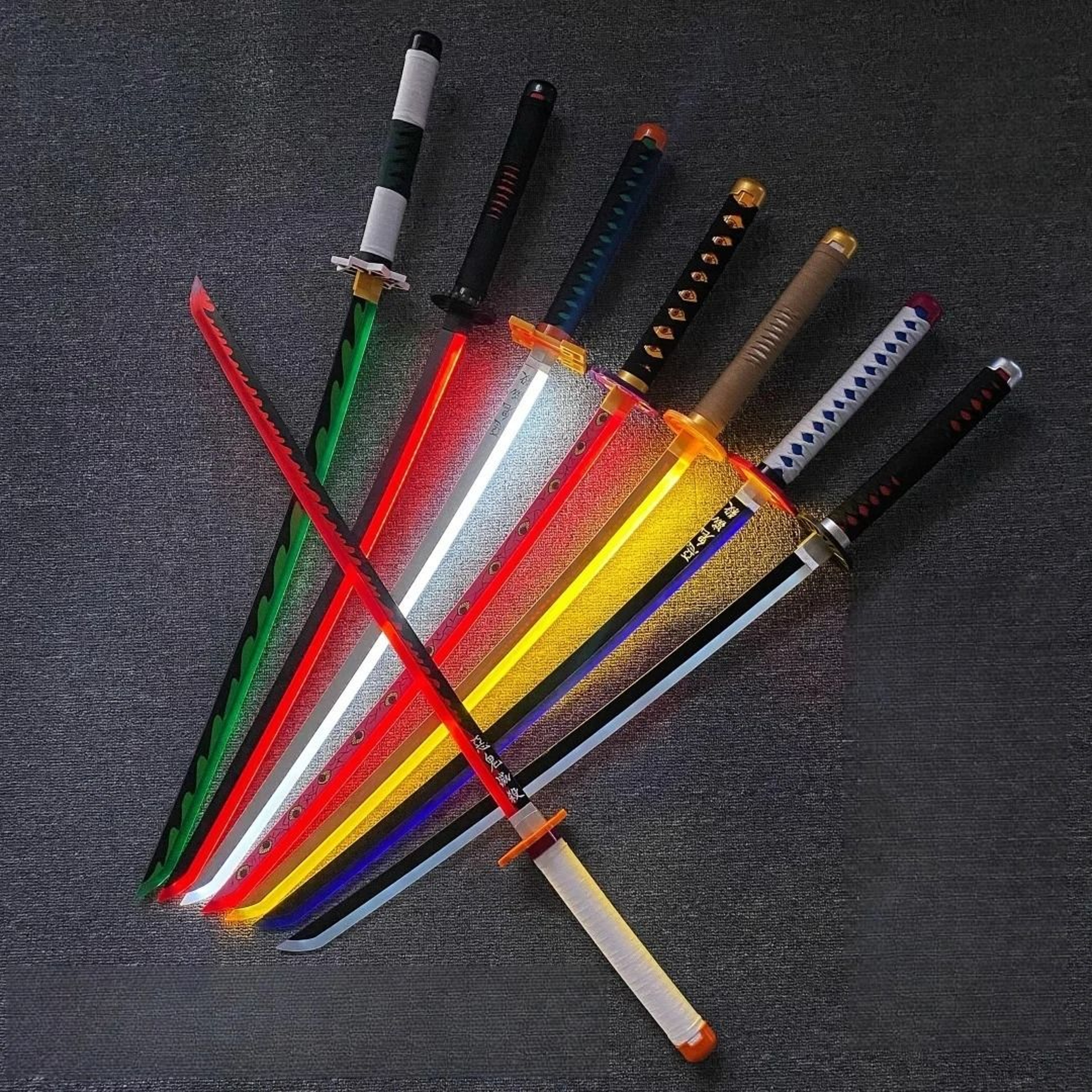 Luminous LED Katana Sword Anime Cosplay Prop With Realistic Design 3