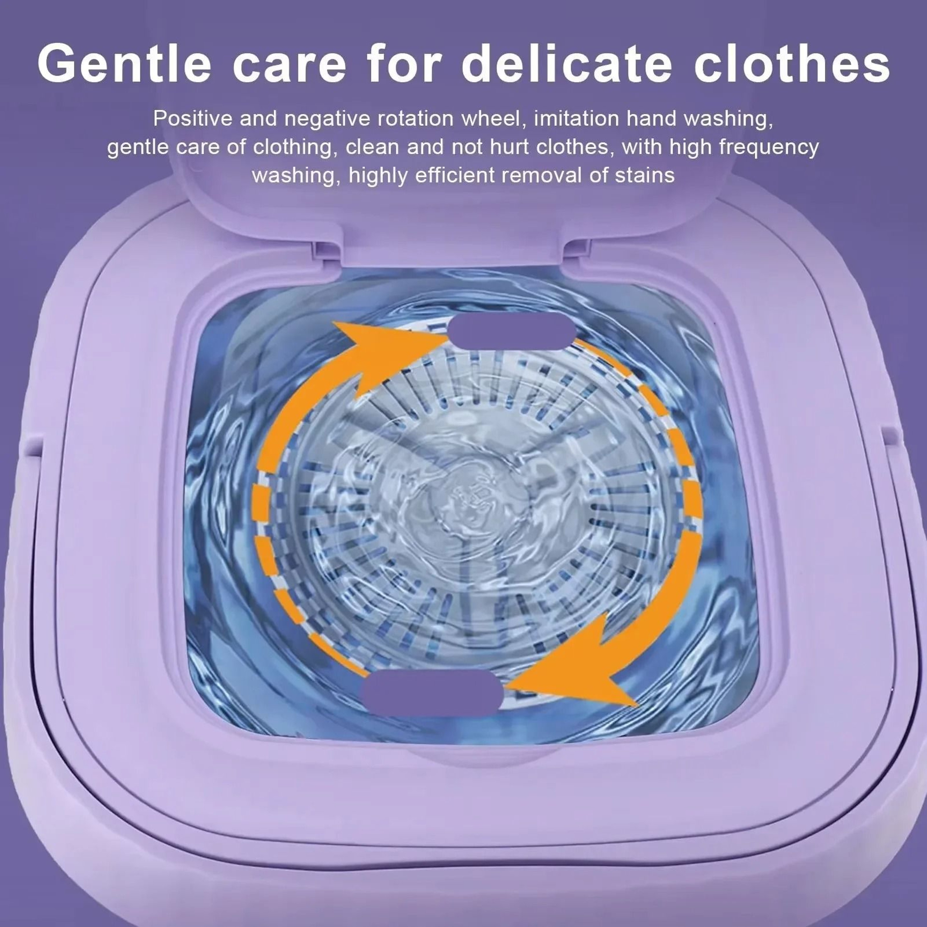 Portable Foldable Washing Machine With Spin Dryer For Small Laundry 4