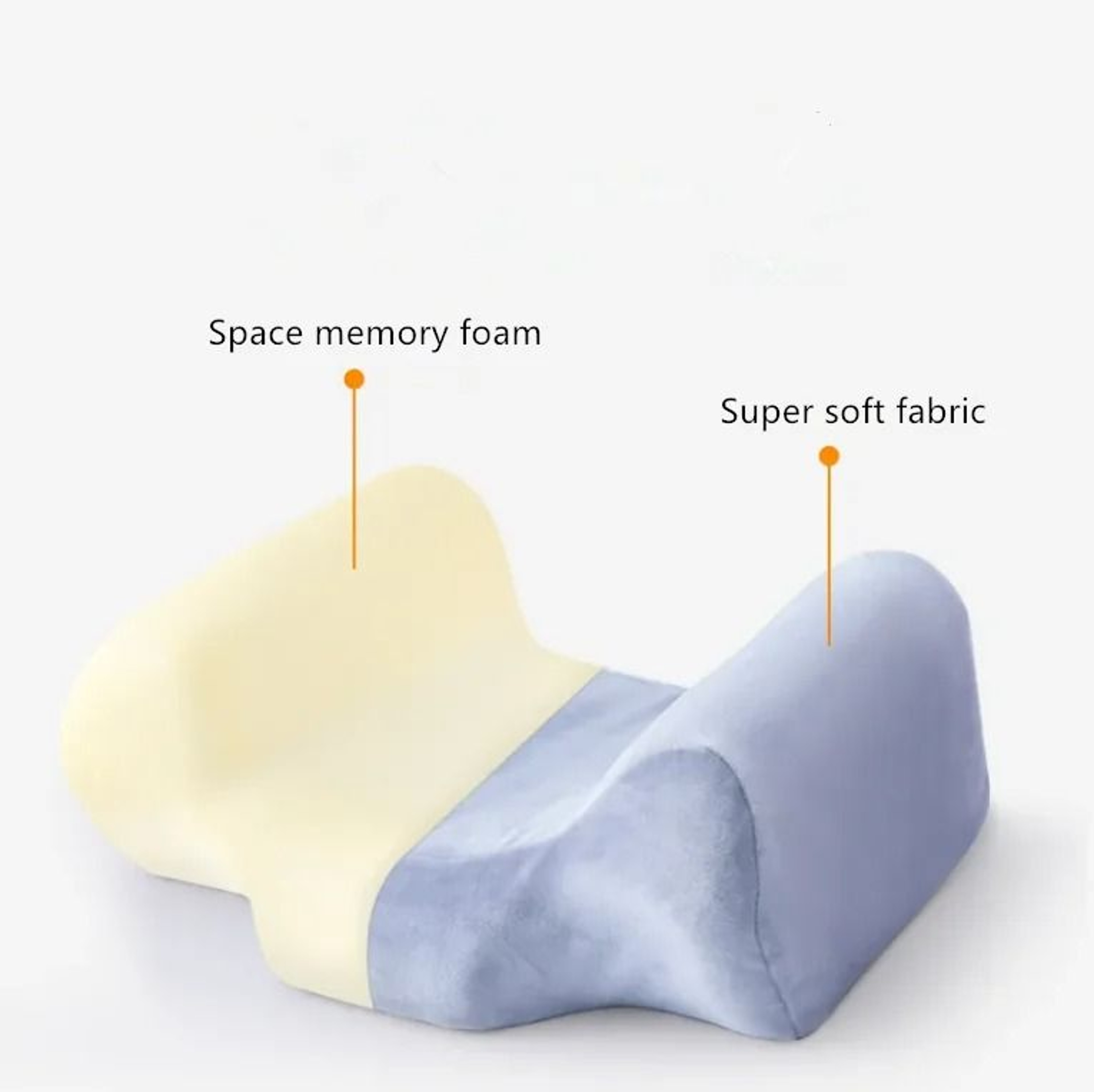 Orthopedic Beauty Pillow With Memory Foam And AntiWrinkle Design 5