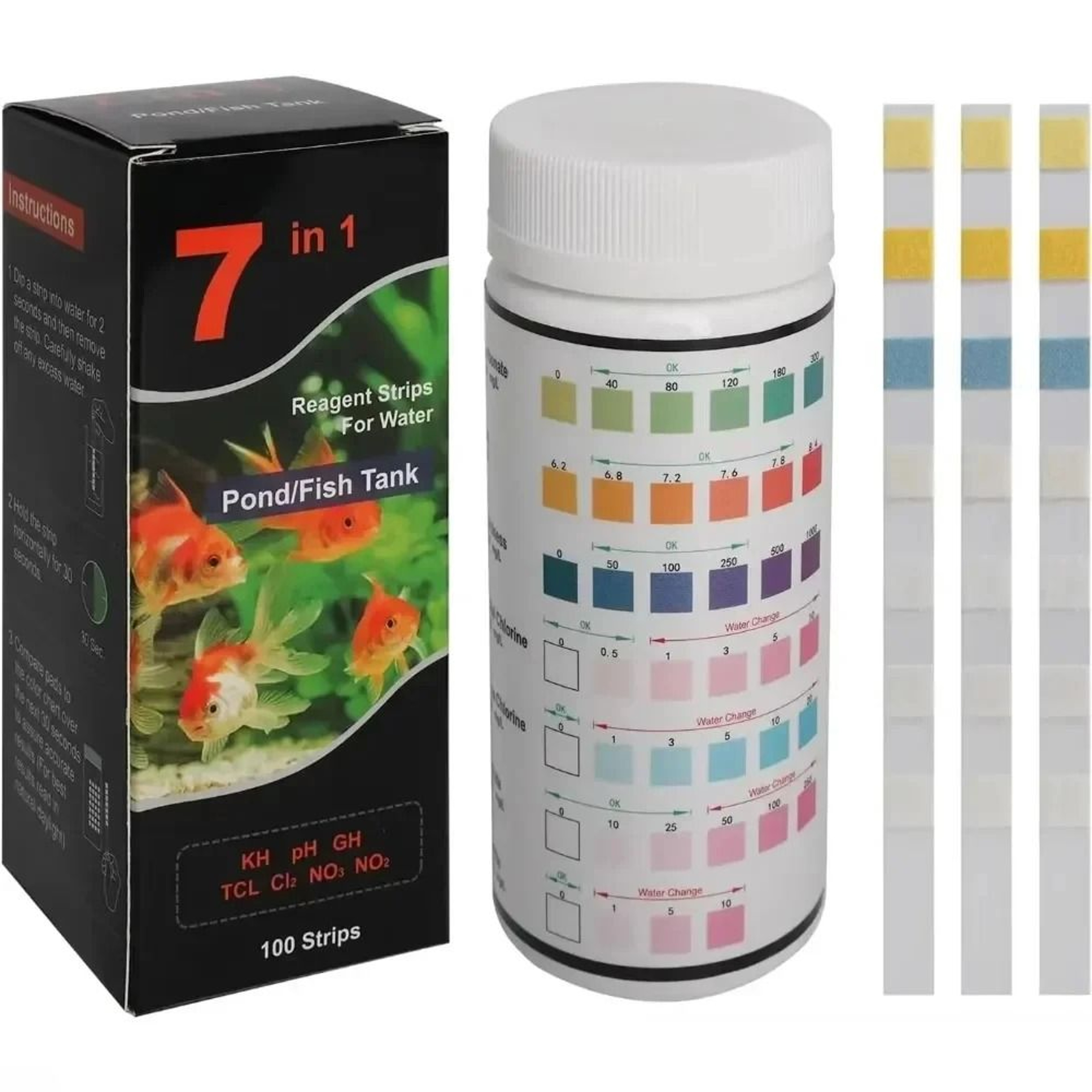 Aquarium And Pool Water PH Test Strips Kit For Freshwater And Fish Tanks 0
