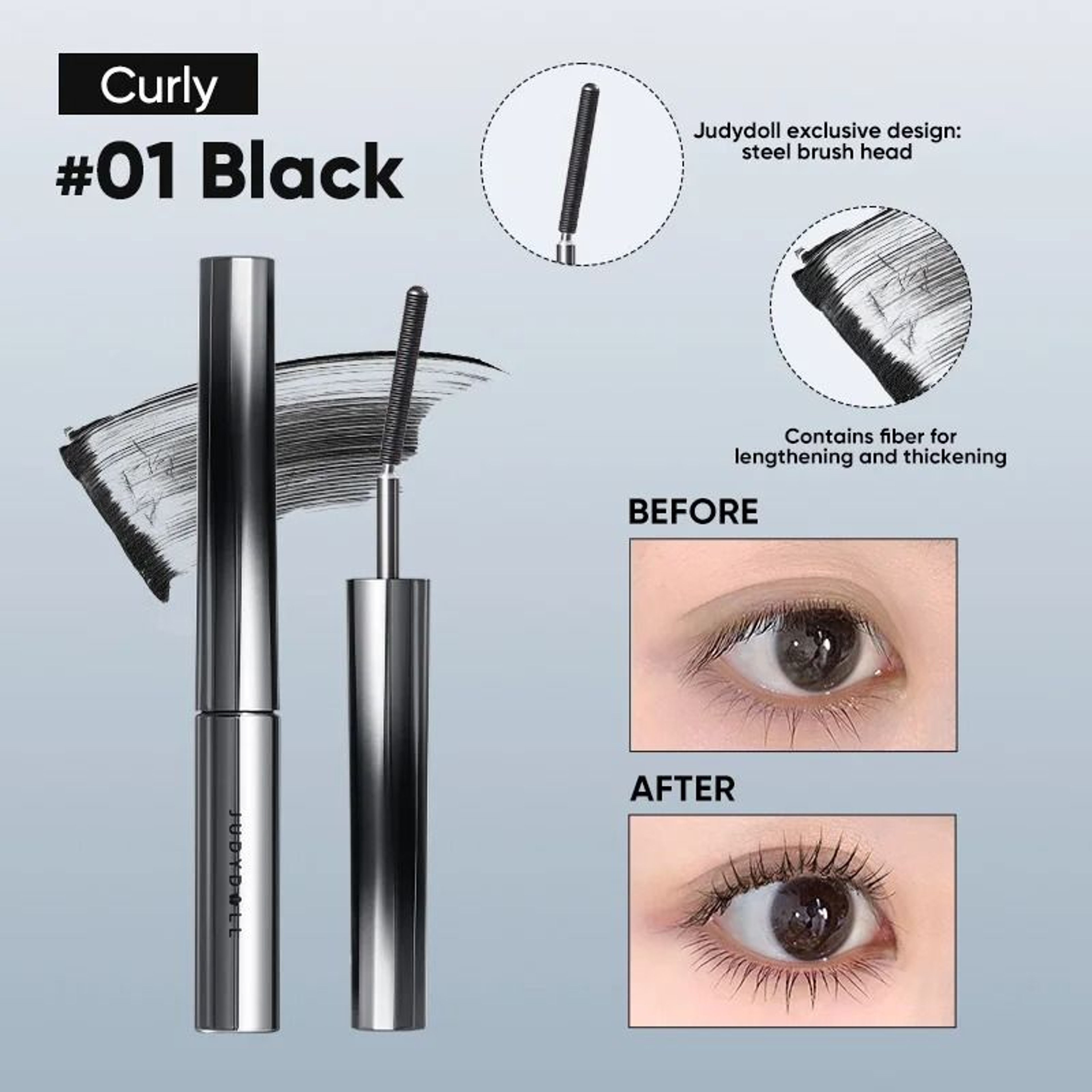 Waterproof Lengthening Curling Mascara For Voluminous LongLasting Lashes 6