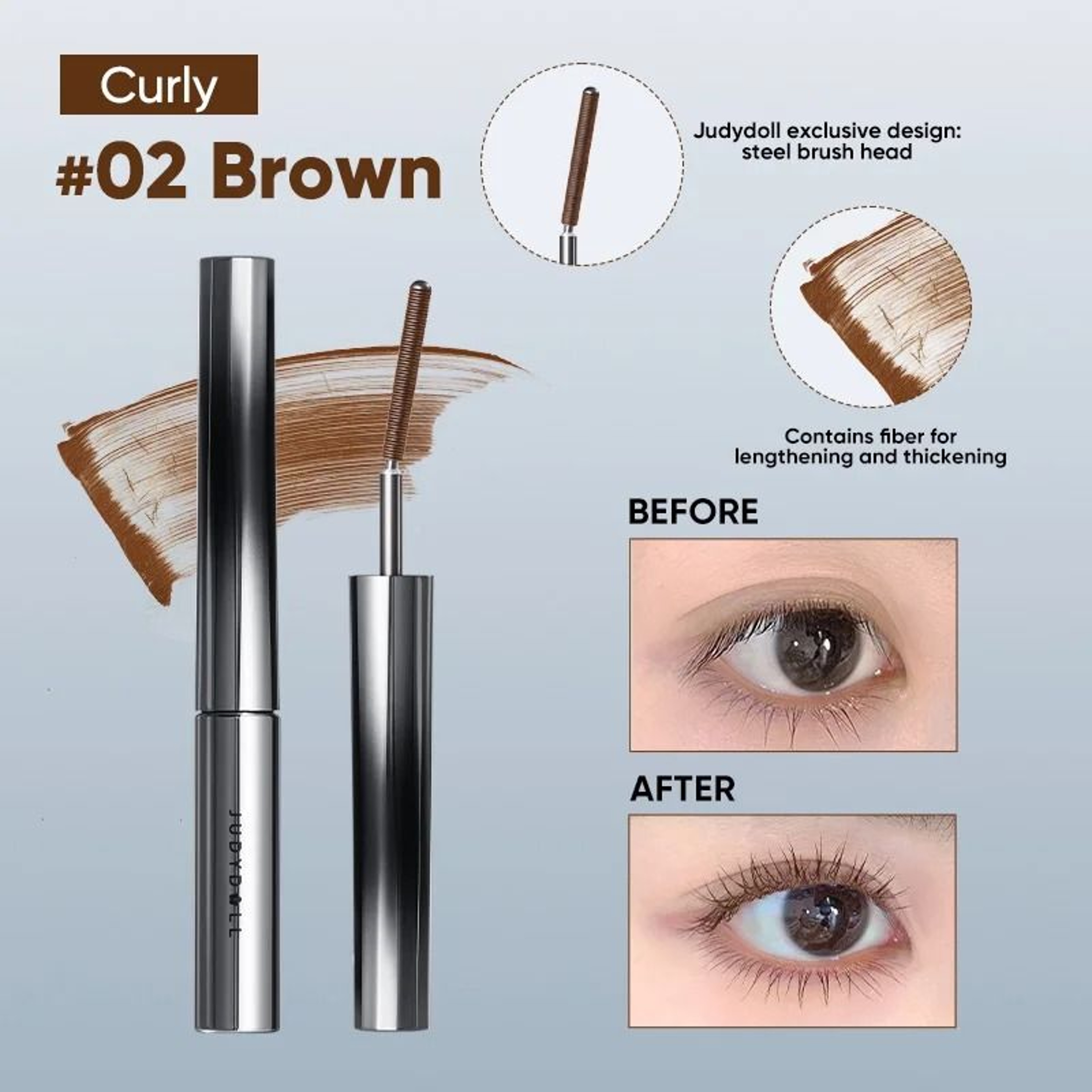 Waterproof Lengthening Curling Mascara For Voluminous LongLasting Lashes 8