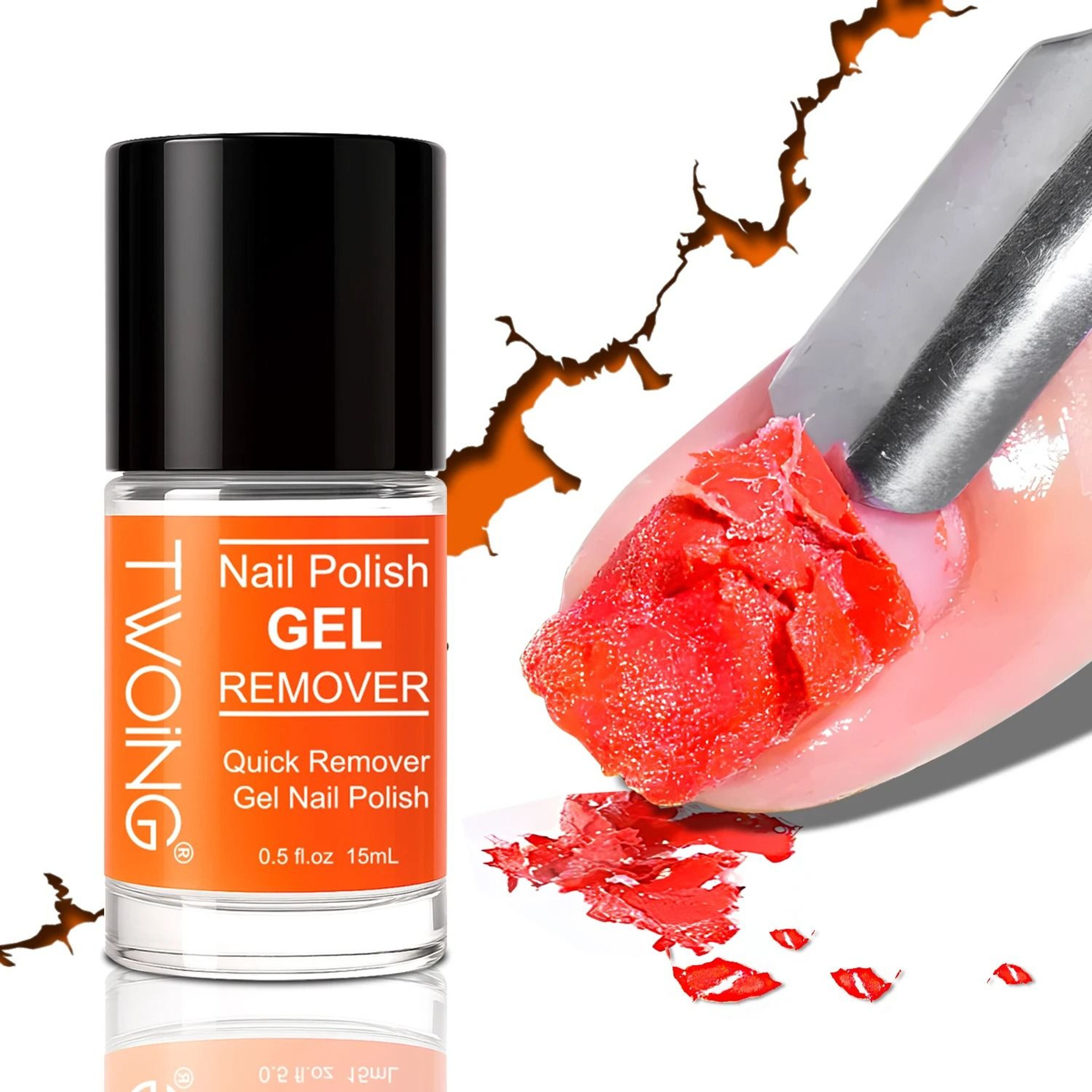 Quick Nail Gel Polish Remover  Fast Easy And DamageFree Manicure Removal 15ml 0