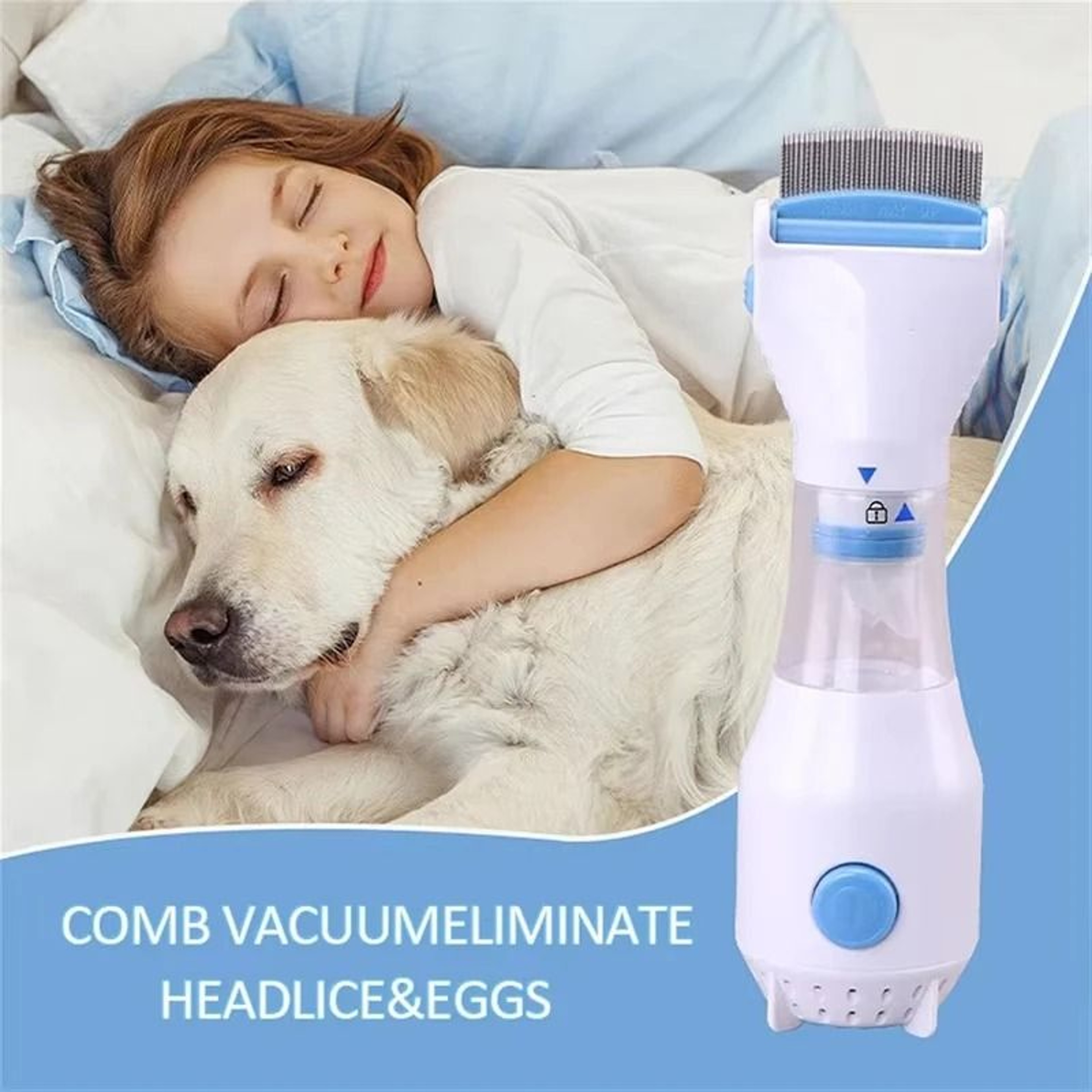 Electric Pet Lice And Flea Remover Comb 3 In 1 Grooming Brush For Dogs And Cats 2