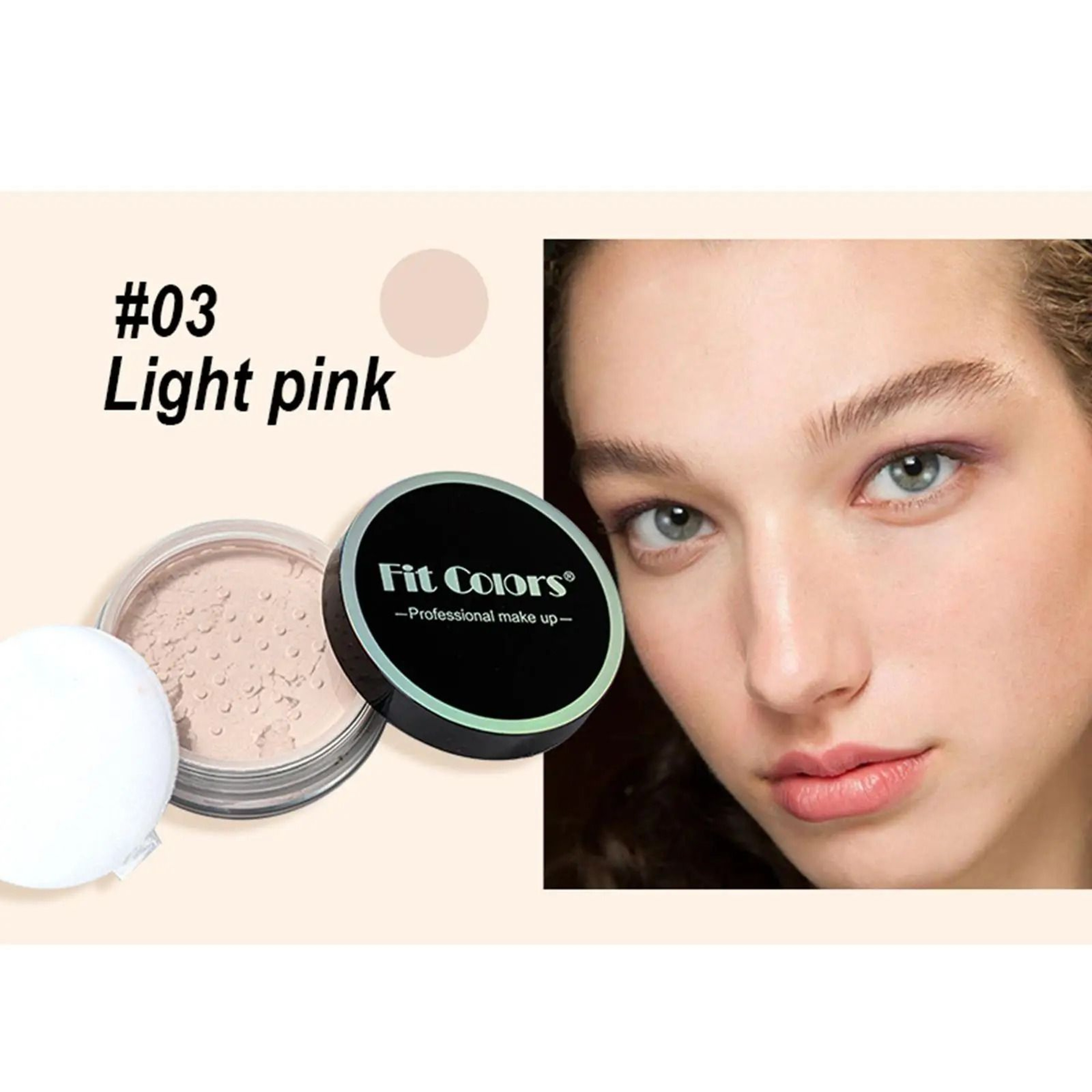 Korean Brightening Loose Powder Mineral Concealer Foundation Compact 12