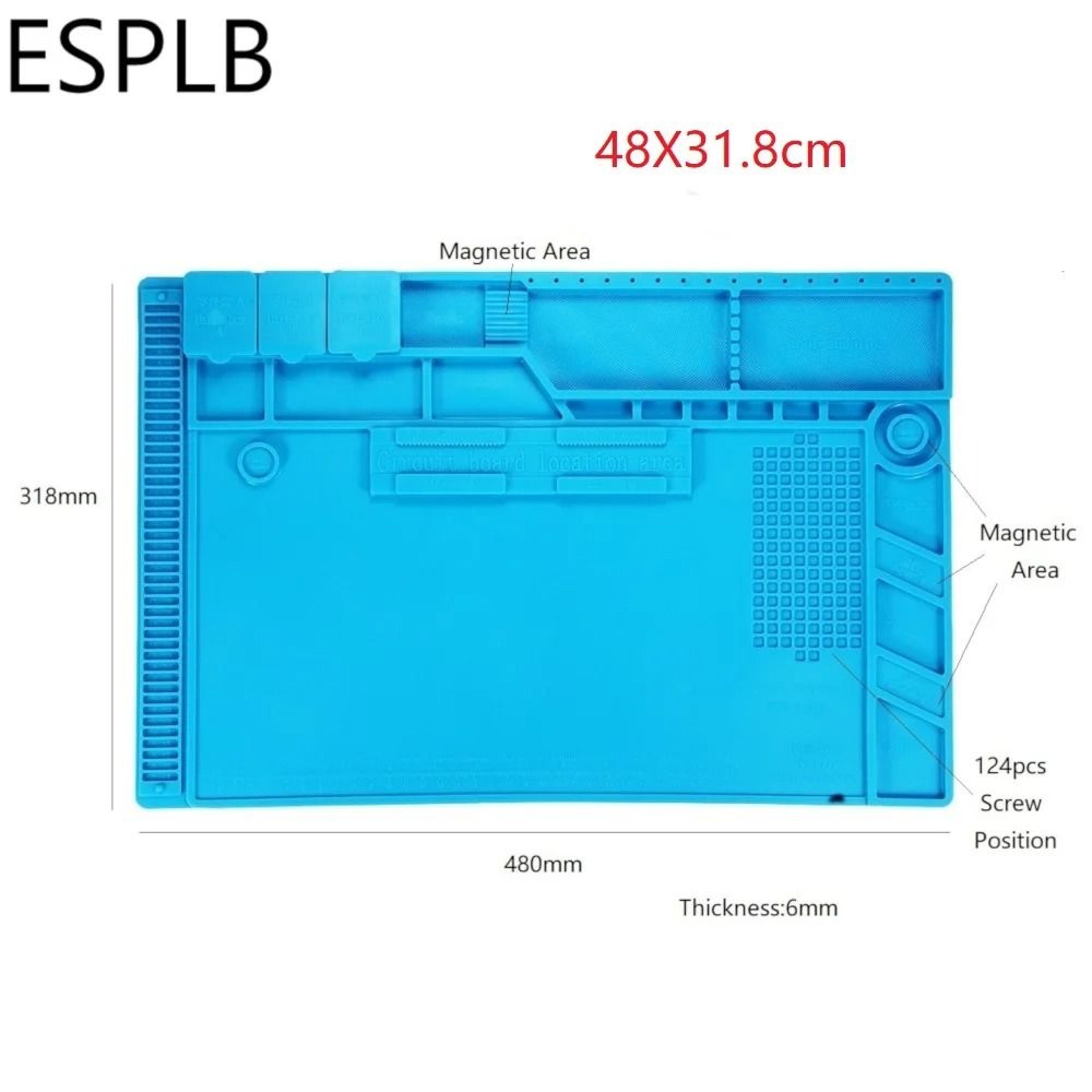 Heat Resistant Silicone Soldering Work Mat 13