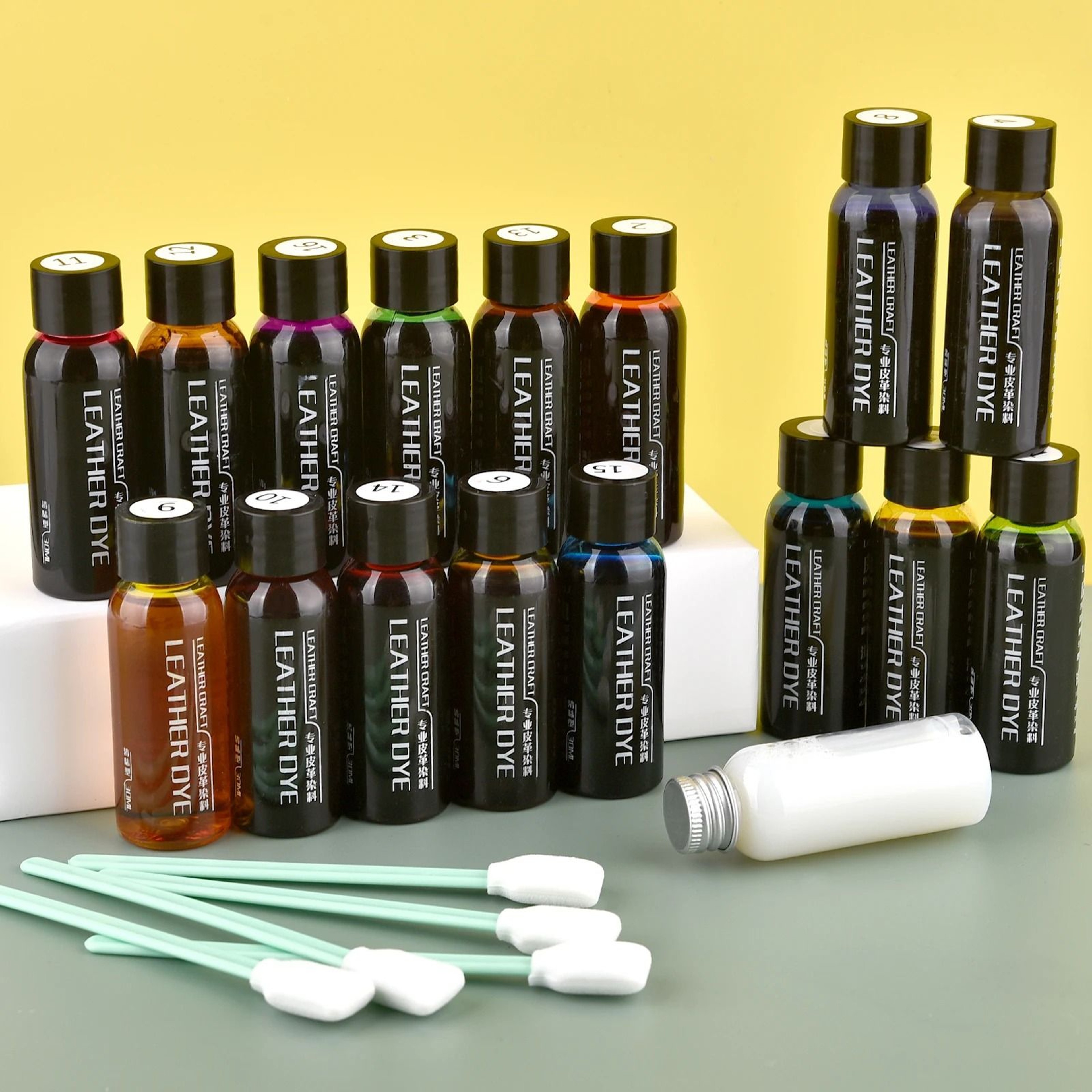 Leather Pigment Dye Repair Color Coating 5