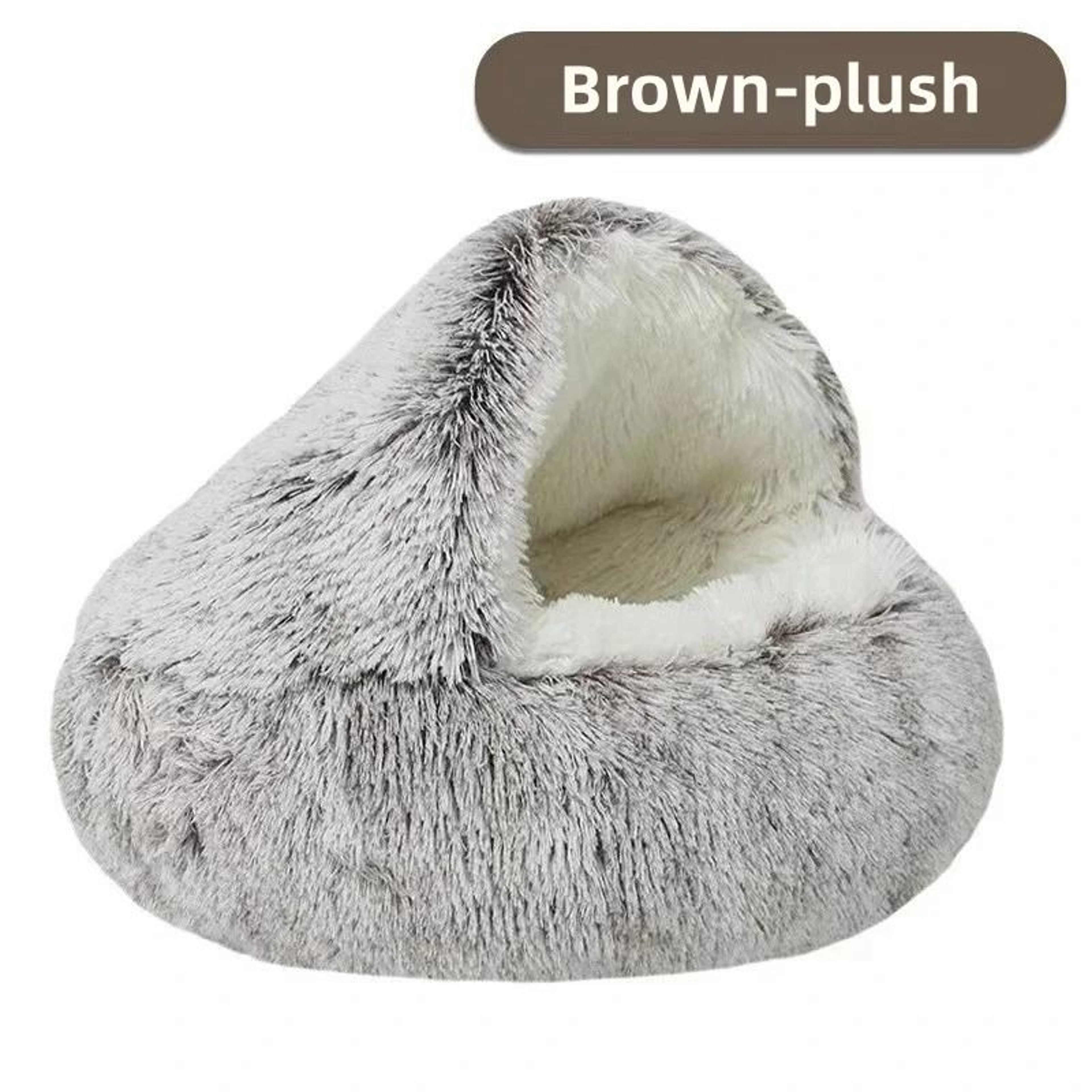 Plush Pet Bed Warm Winter Comfort Nest For Cats And Small Pets 8