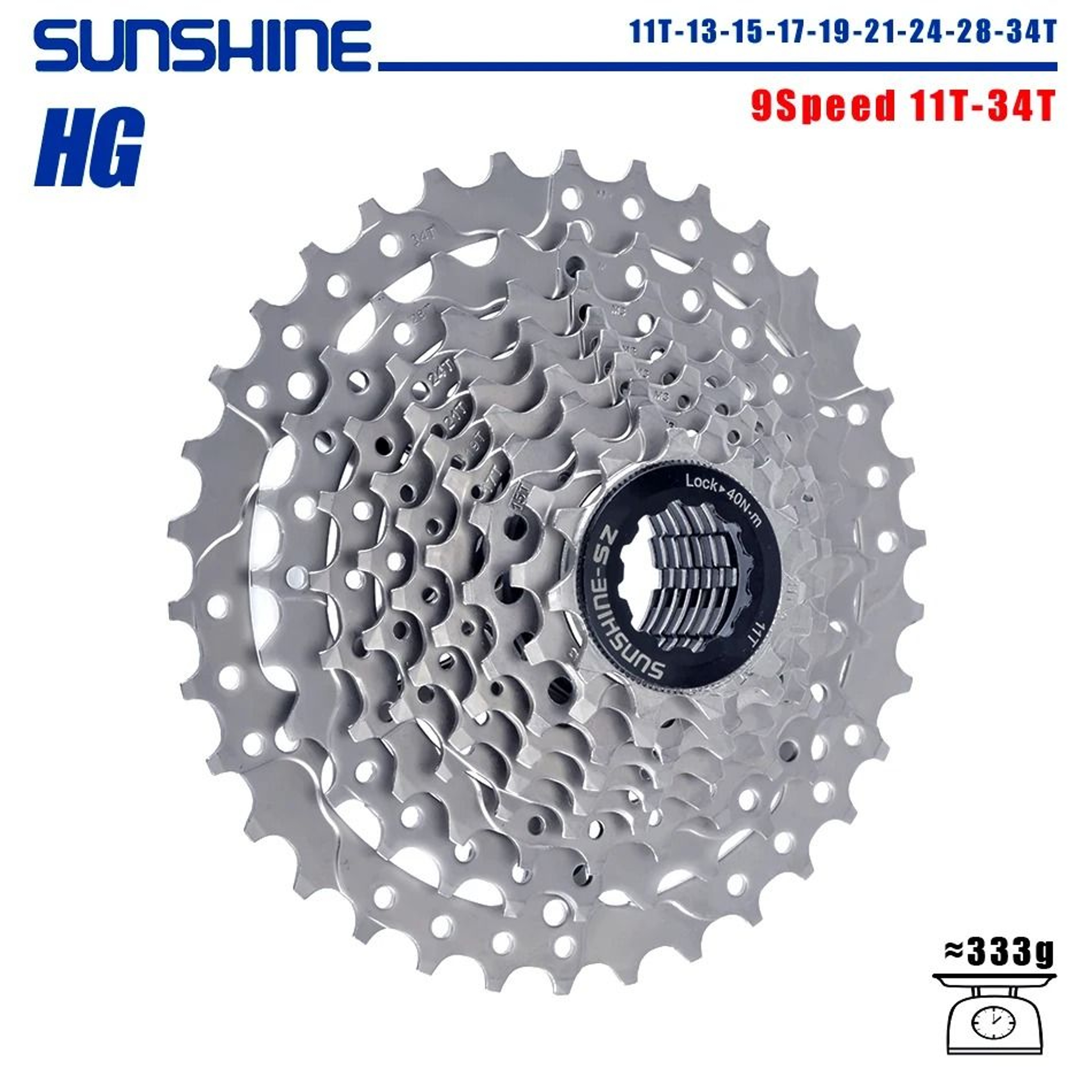 Road Bike Cassette Gear Set Compatible With 8 To 12 Speed Systems 17