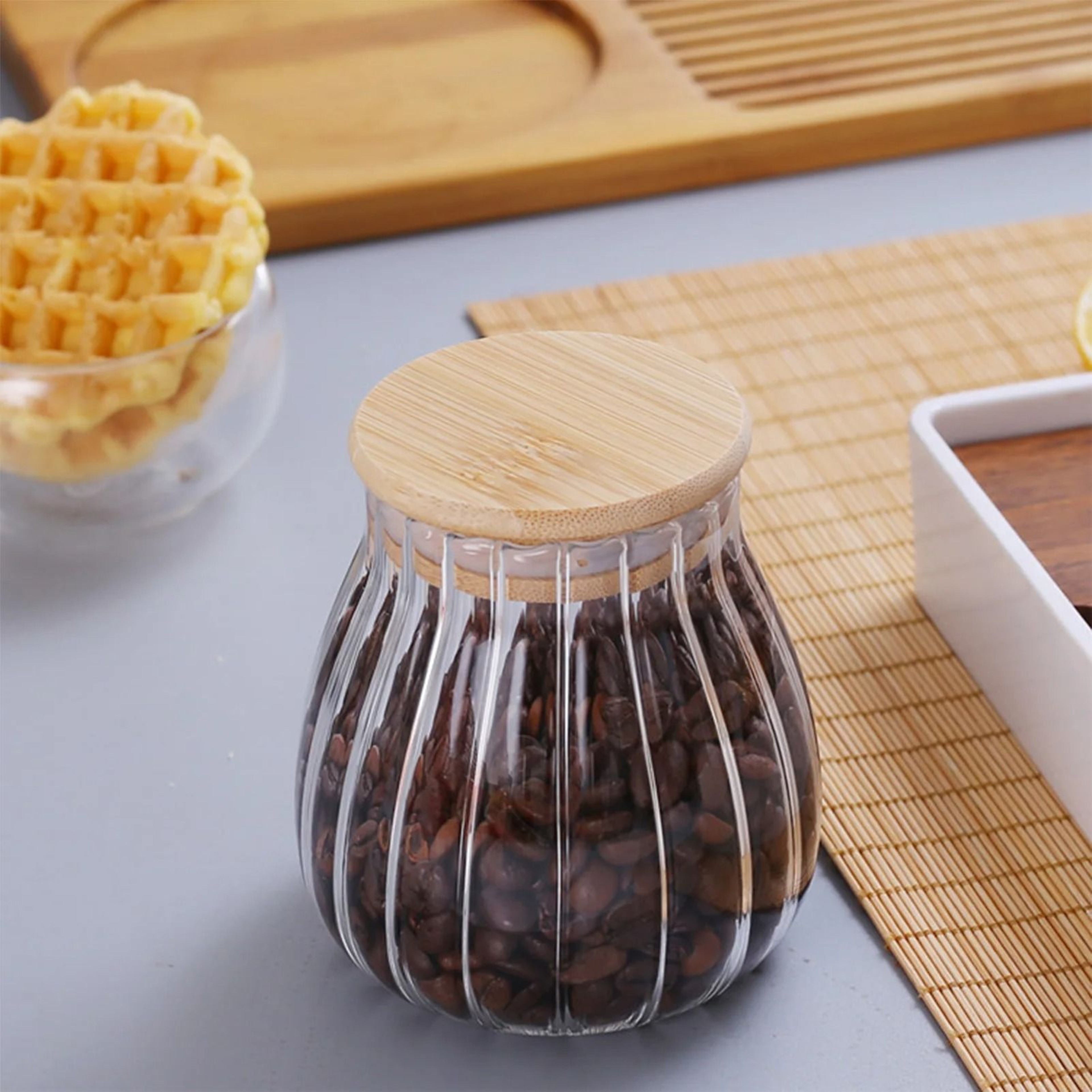 Airtight Glass Food Storage Jar With Lid 3
