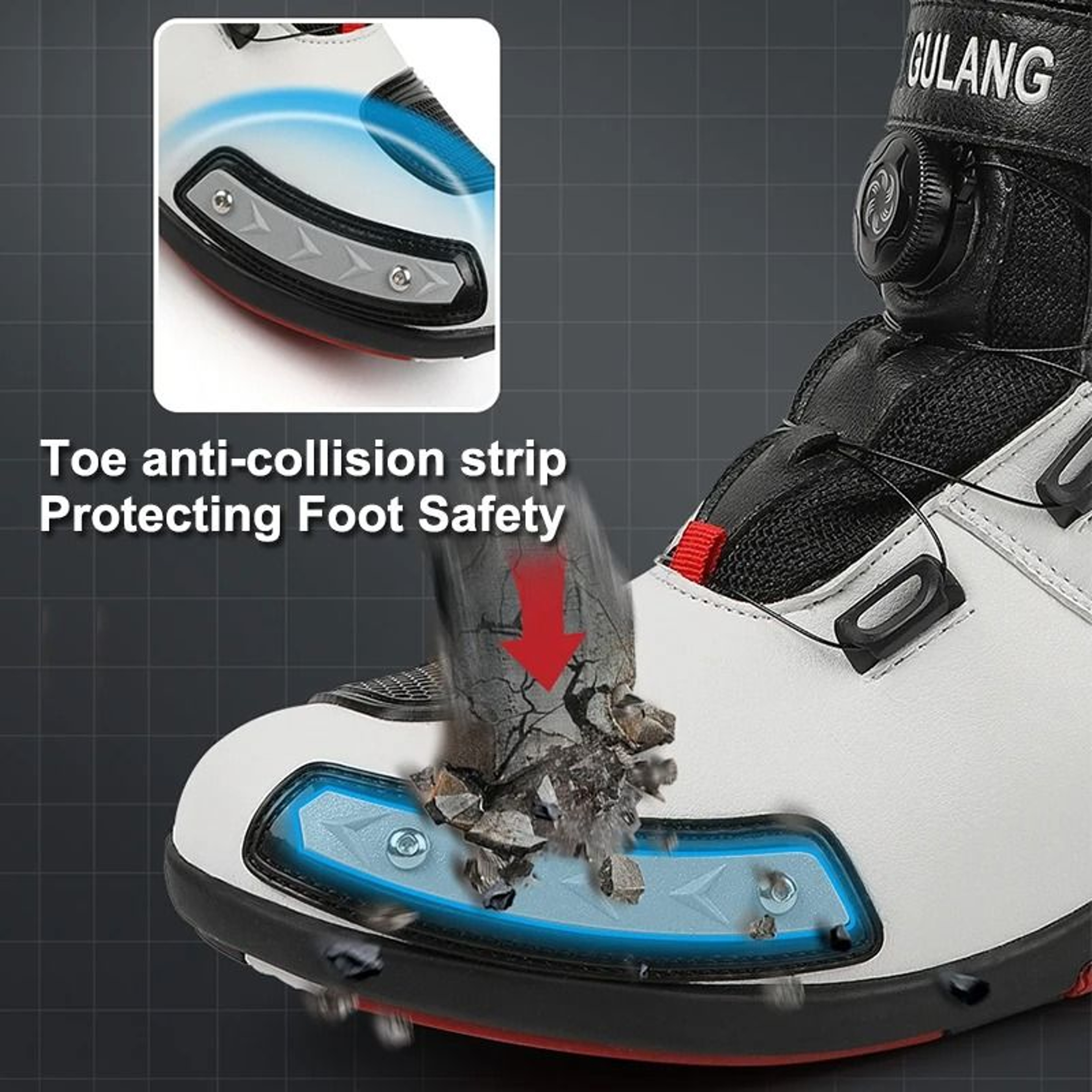 Motorcycle Riding Boots For Men Waterproof Non Slip Leather Protective Shoes 6