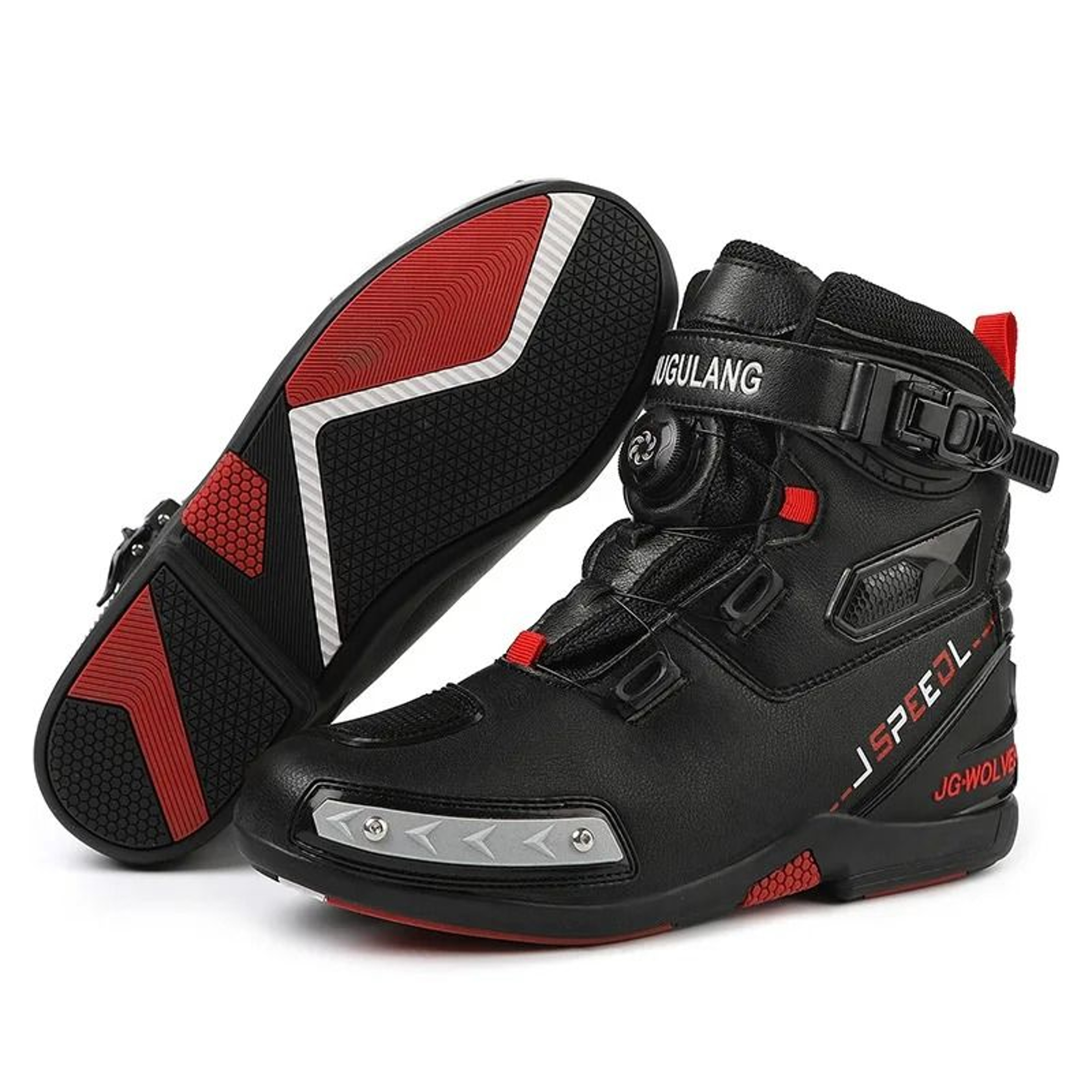 Motorcycle Riding Boots For Men Waterproof Non Slip Leather Protective Shoes 7