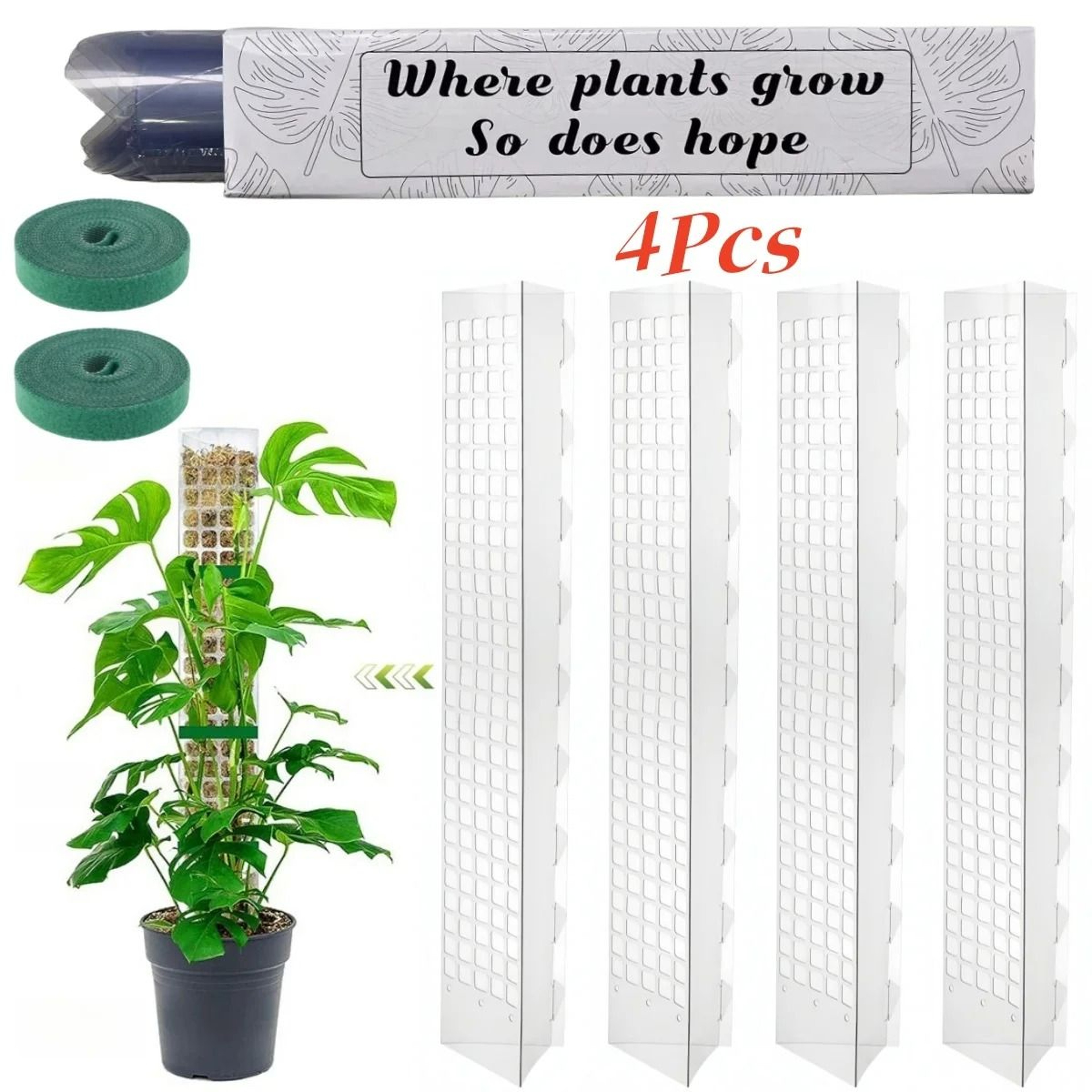 Adjustable Moss Pole Plant Support For Indoor Climbing Plants 8
