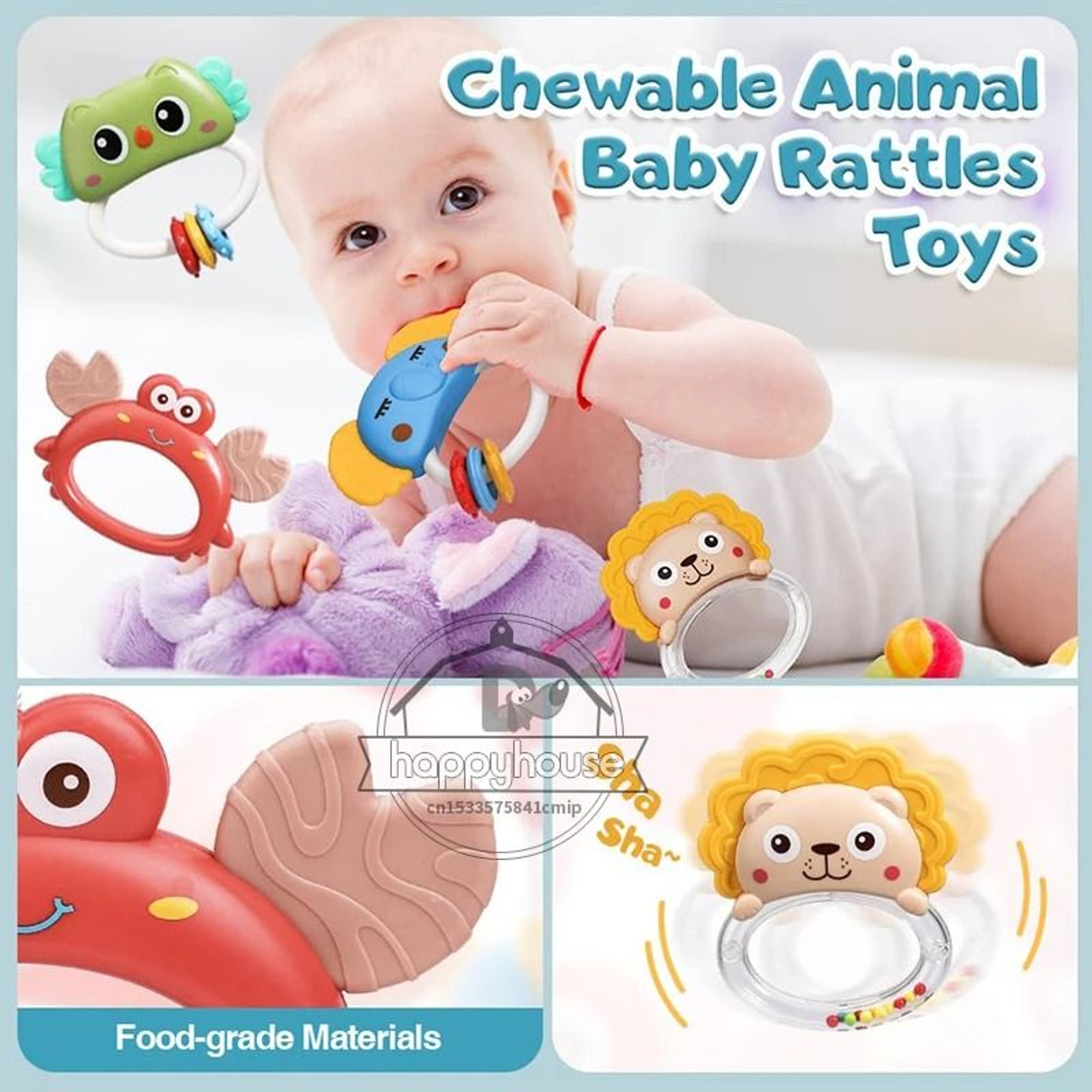 Musical Baby Crib Mobile With Lights And Projection 5