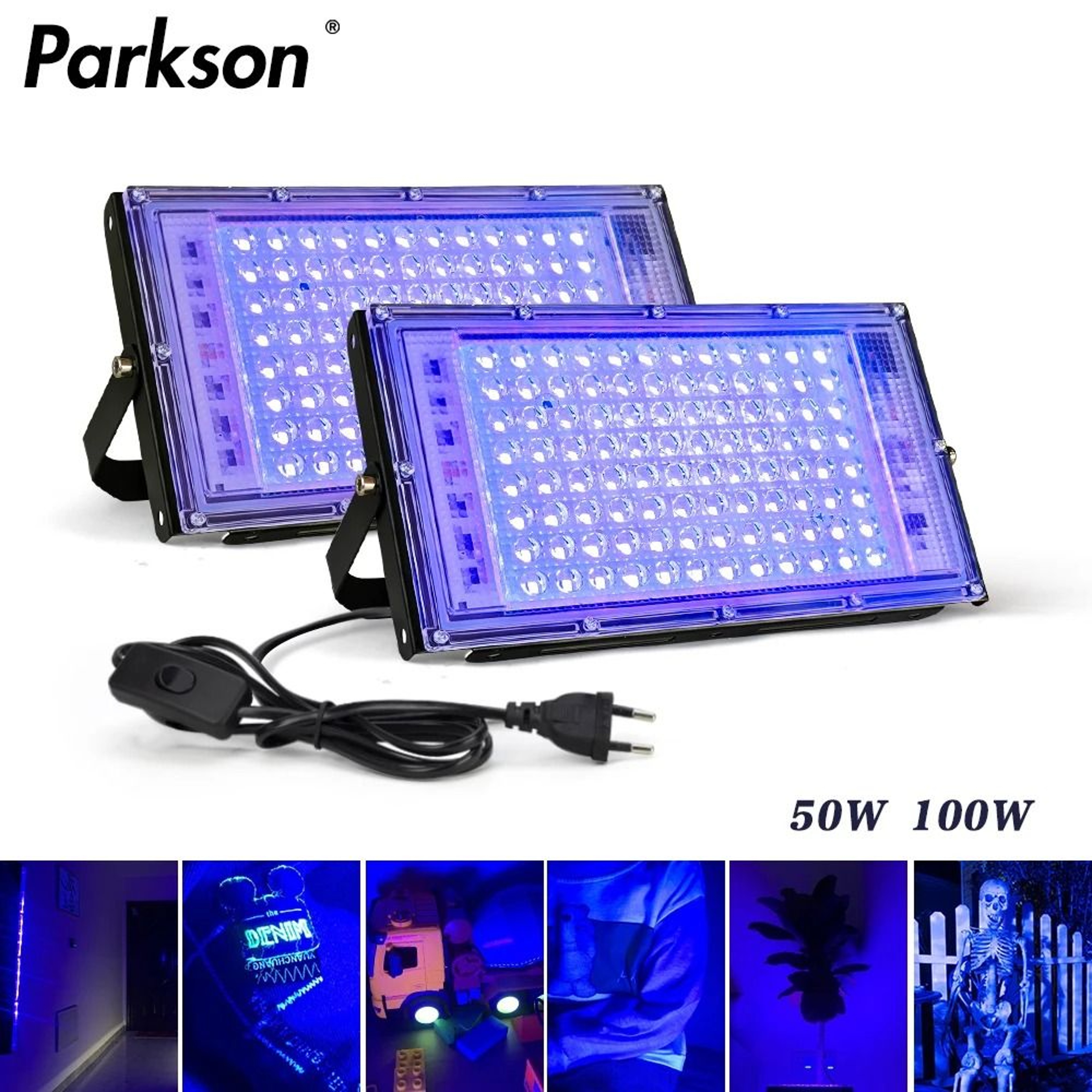 395nm 400nm LED UV Floodlight Waterproof Blacklight Stage Lamp For Party And Outdoor Lighting 0