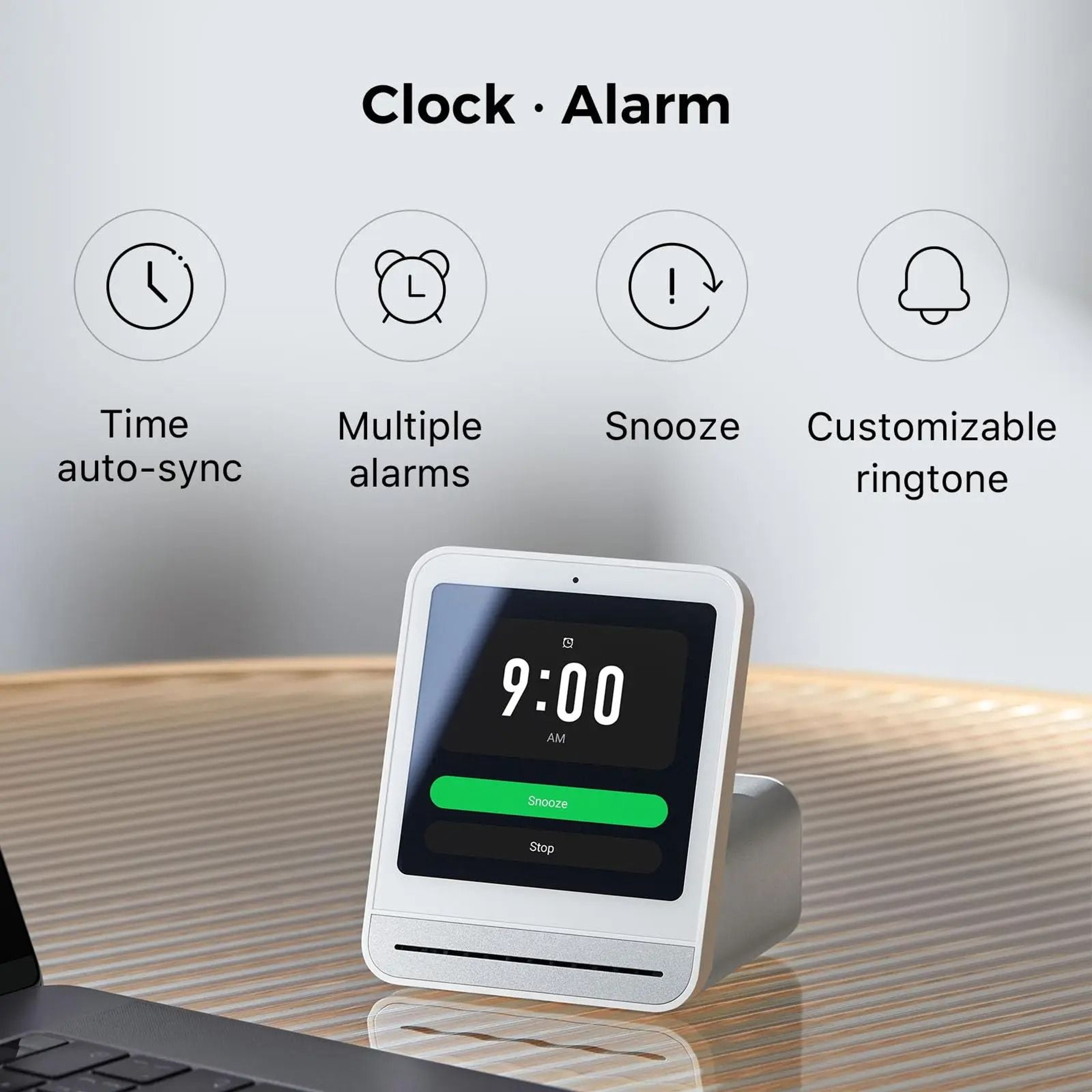 Smart Air Quality Monitor With CO2 PM25 Temperature And Humidity Sensor 4